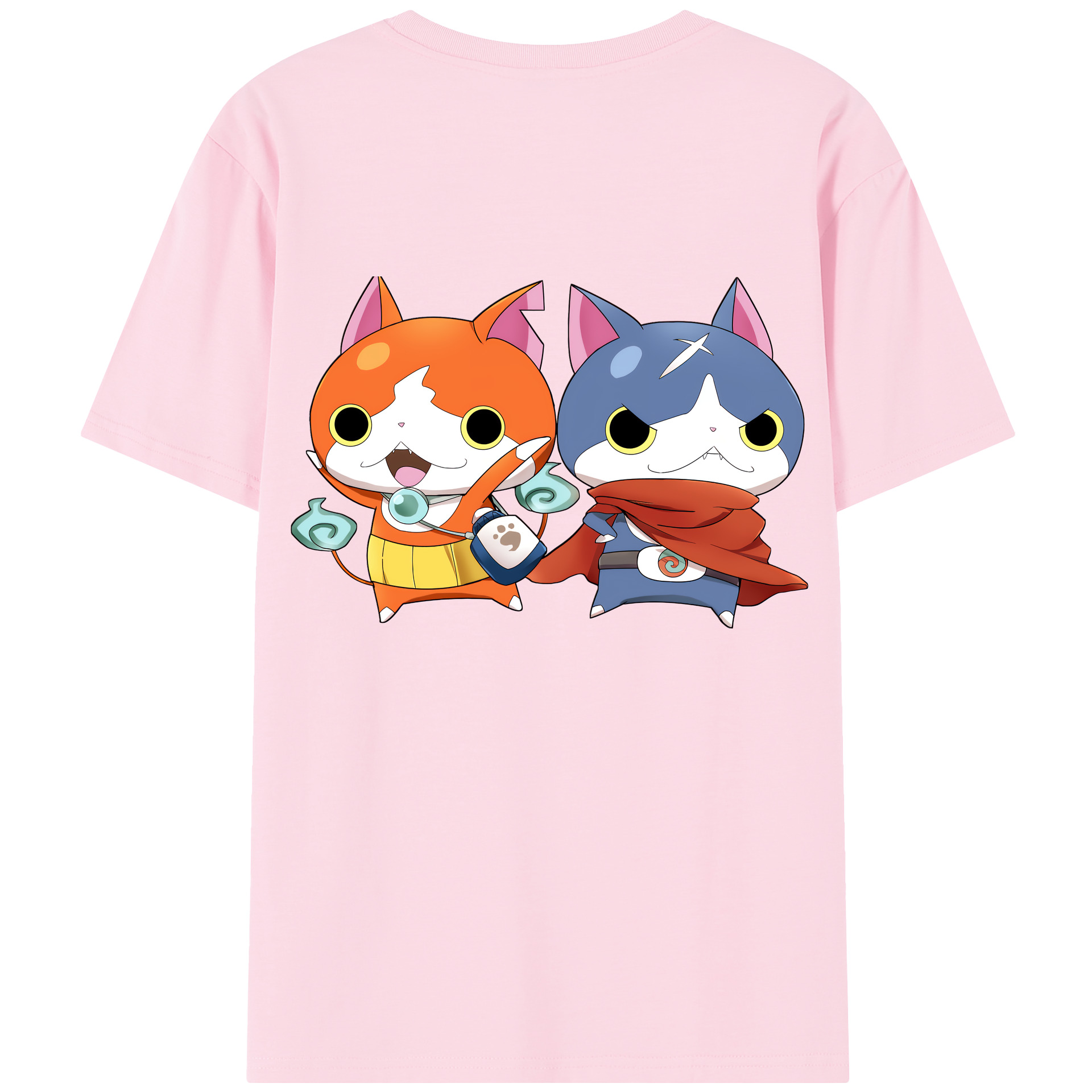 （画像用） 妖怪ウォッチ Yo-kai Watch 綿100％半袖Tシャツ（背面プリント）