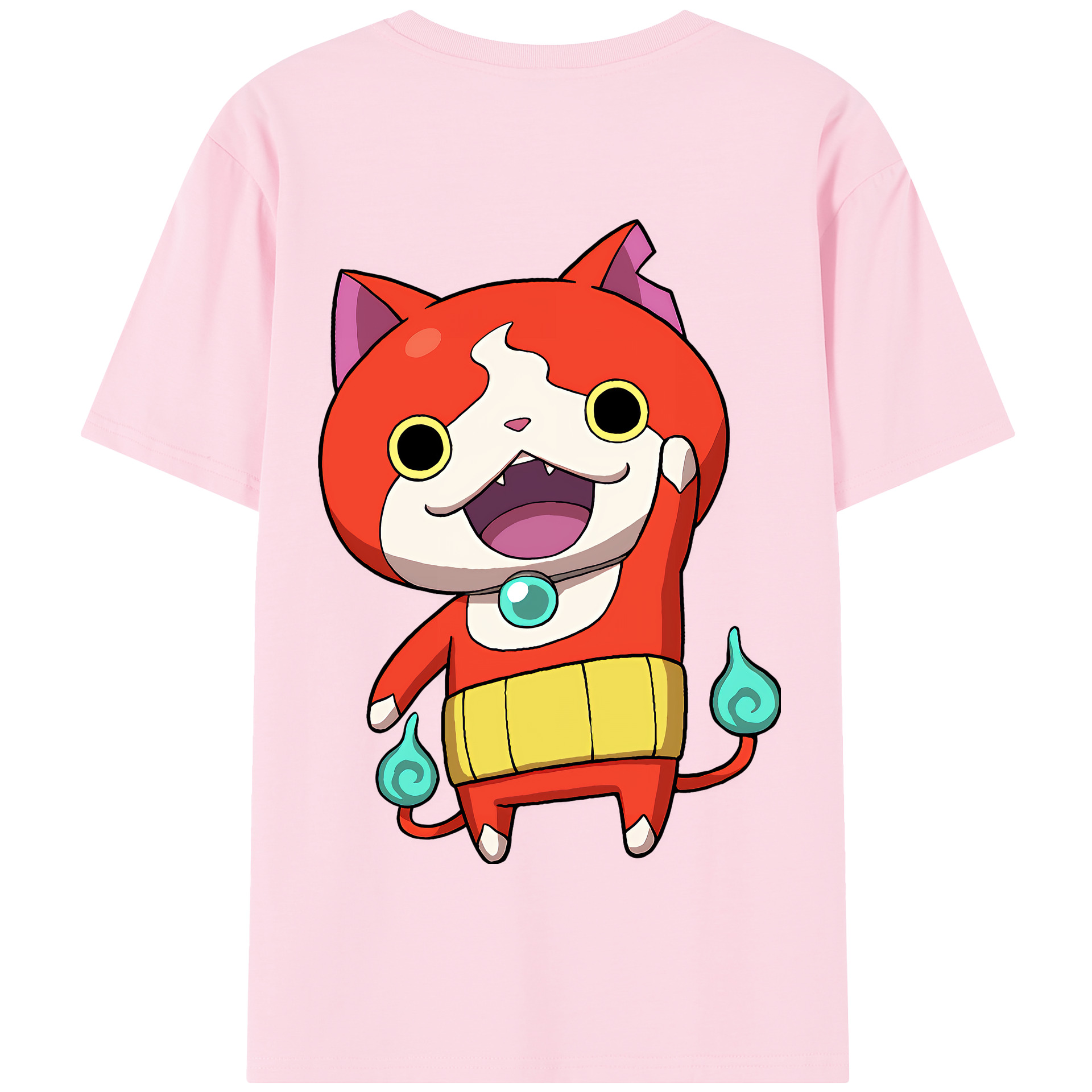 （画像用） 妖怪ウォッチ Yo-kai Watch 綿100％半袖Tシャツ（背面プリント）