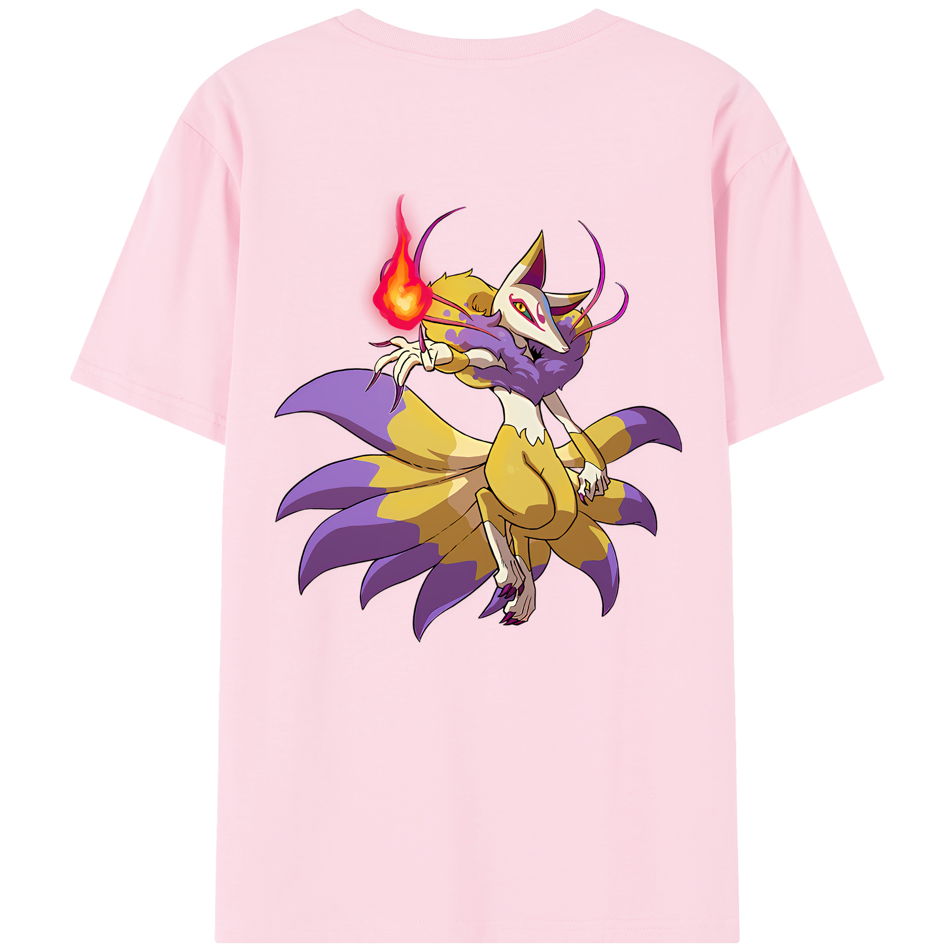 （画像用） 妖怪ウォッチ Yo-kai Watch 綿100％半袖Tシャツ（背面プリント）