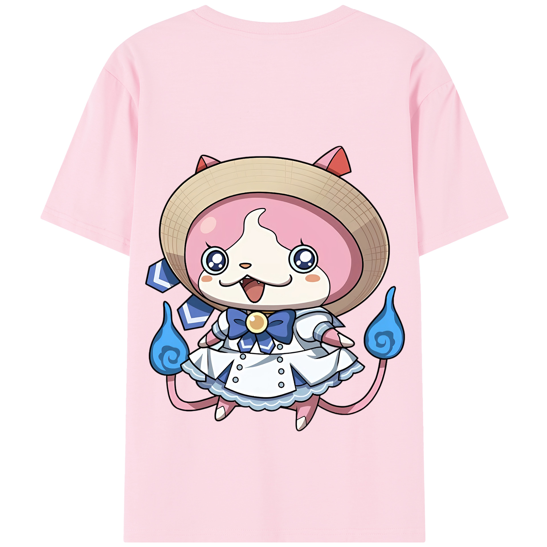 （画像用） 妖怪ウォッチ Yo-kai Watch 綿100％半袖Tシャツ（背面プリント）