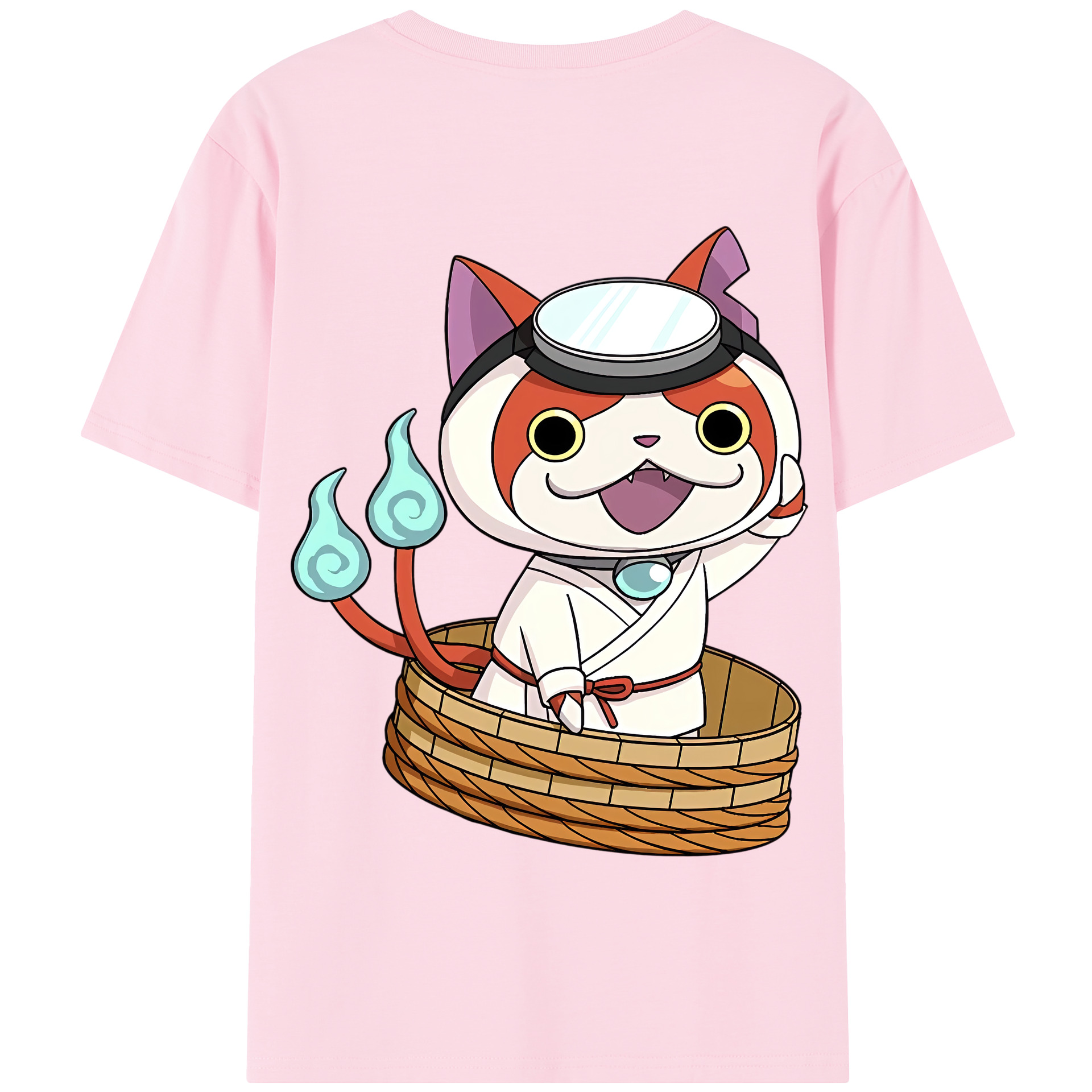 （画像用） 妖怪ウォッチ Yo-kai Watch 綿100％半袖Tシャツ（背面プリント）
