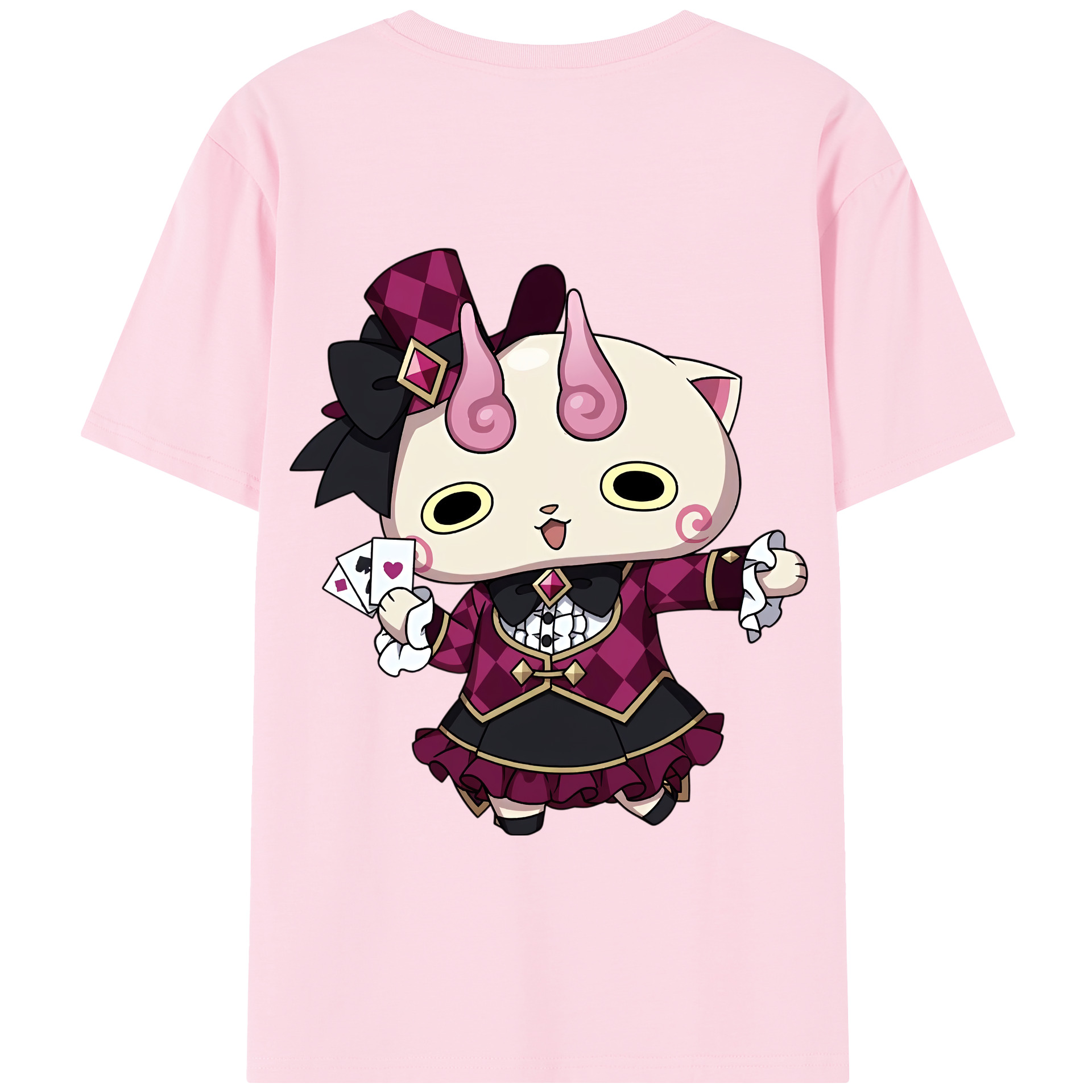 （画像用） 妖怪ウォッチ Yo-kai Watch 綿100％半袖Tシャツ（背面プリント）