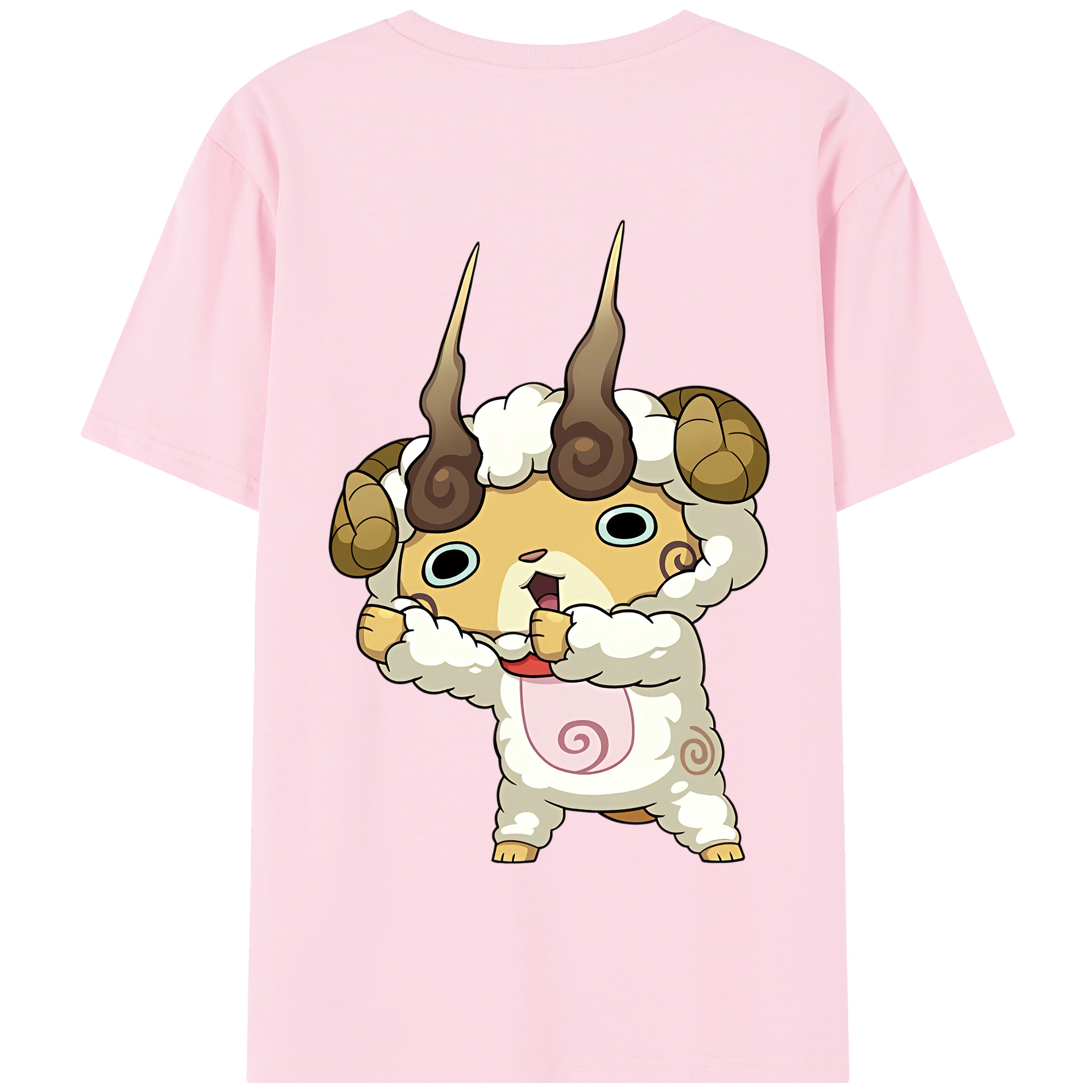 （画像用） 妖怪ウォッチ Yo-kai Watch 綿100％半袖Tシャツ（背面プリント）