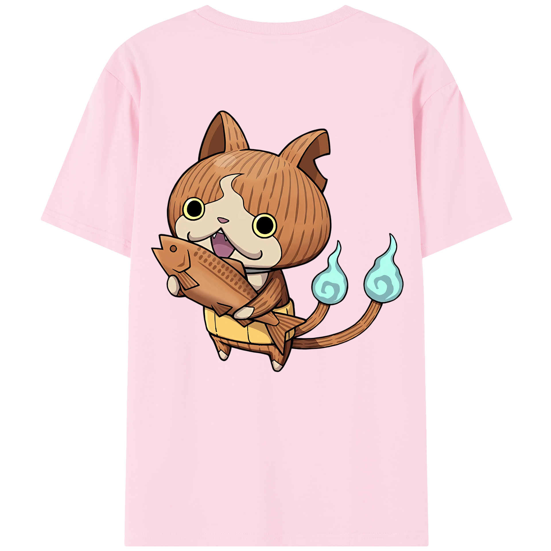 （画像用） 妖怪ウォッチ Yo-kai Watch 綿100％半袖Tシャツ（背面プリント）