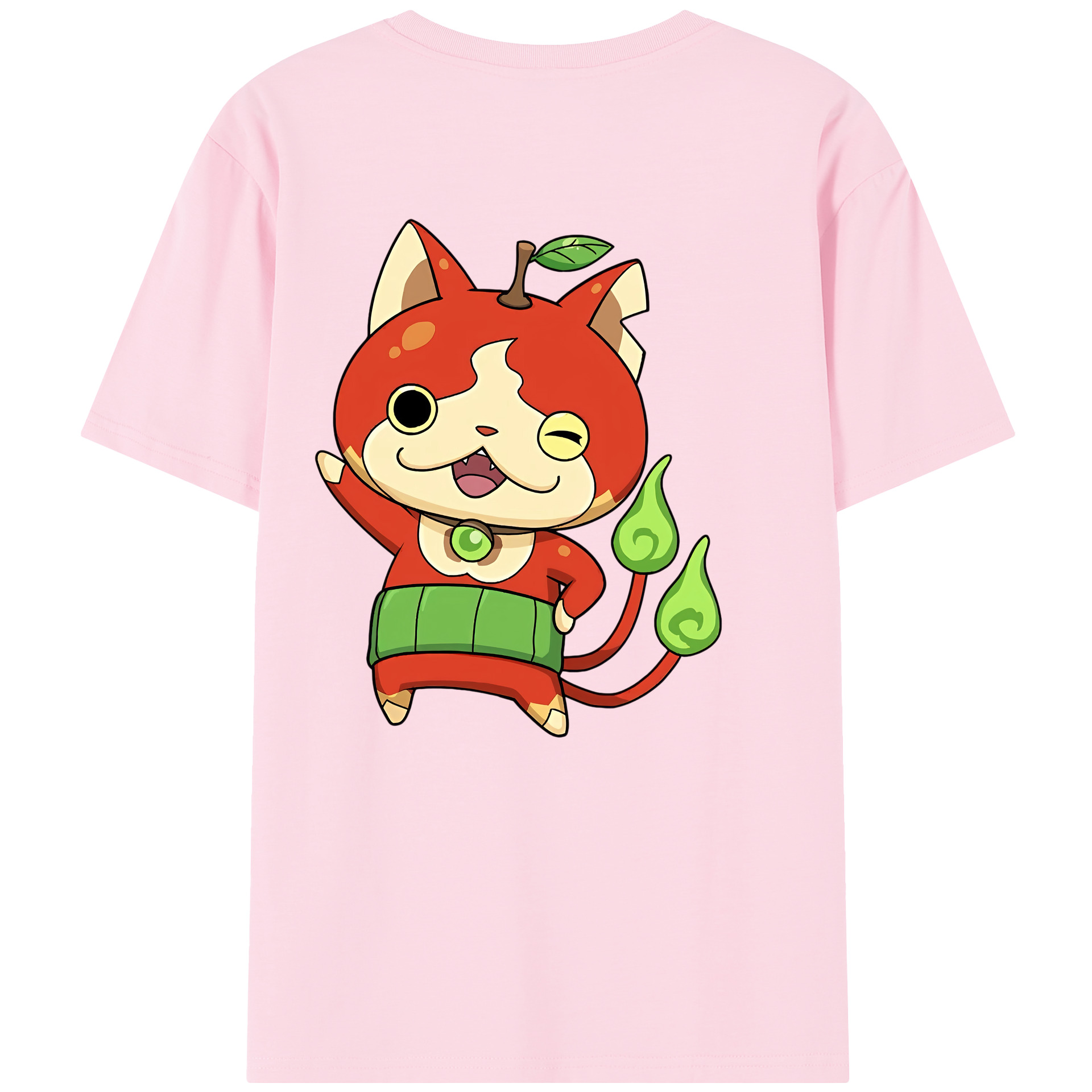 （画像用） 妖怪ウォッチ Yo-kai Watch 綿100％半袖Tシャツ（背面プリント）