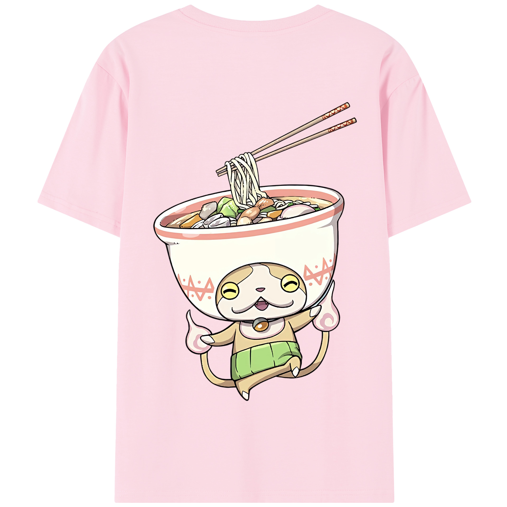 （画像用） 妖怪ウォッチ Yo-kai Watch 綿100％半袖Tシャツ（背面プリント）