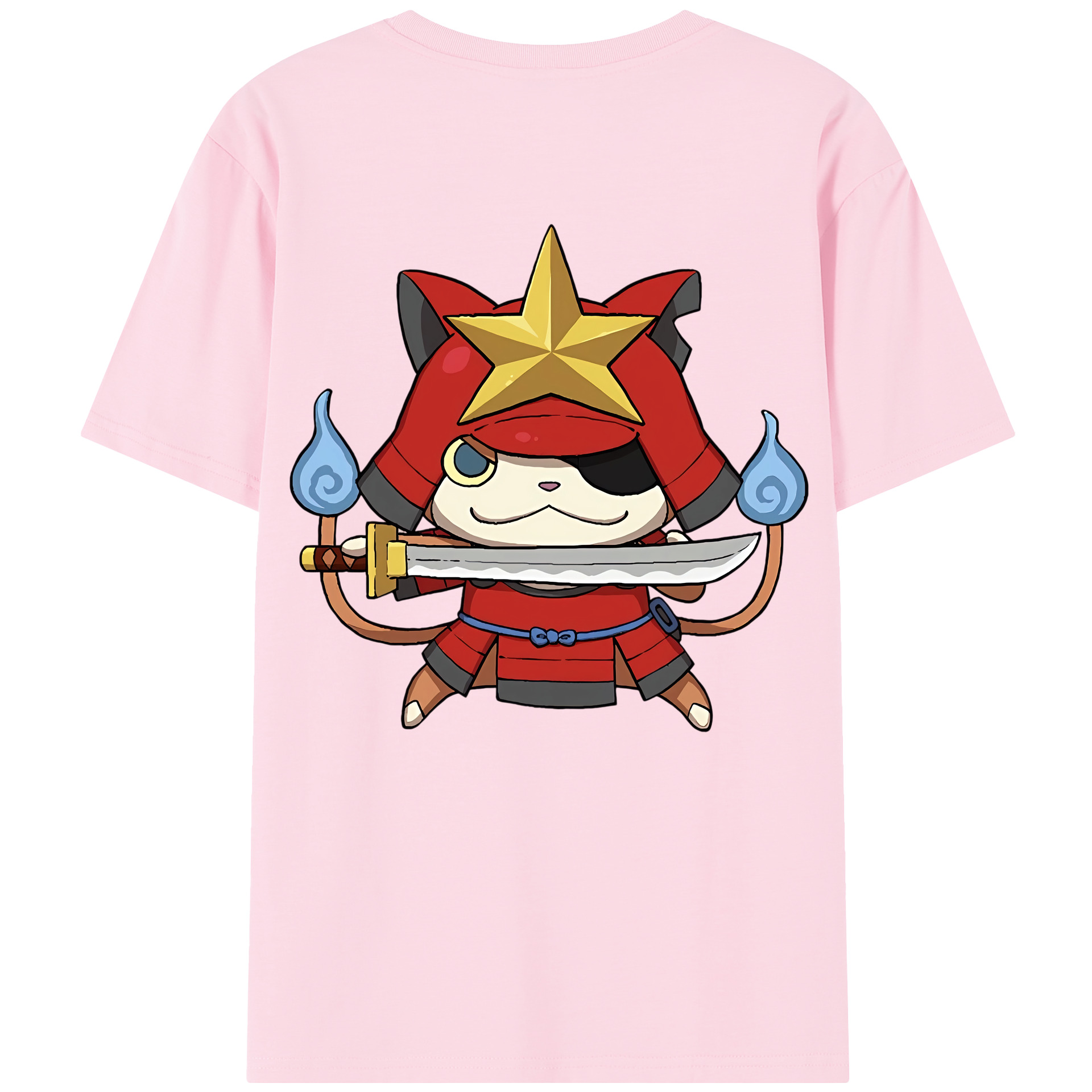 （画像用） 妖怪ウォッチ Yo-kai Watch 綿100％半袖Tシャツ（背面プリント）