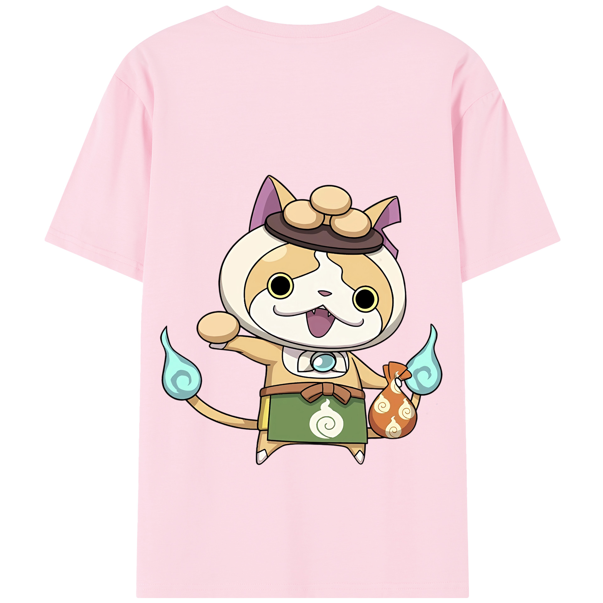 （画像用） 妖怪ウォッチ Yo-kai Watch 綿100％半袖Tシャツ（背面プリント）
