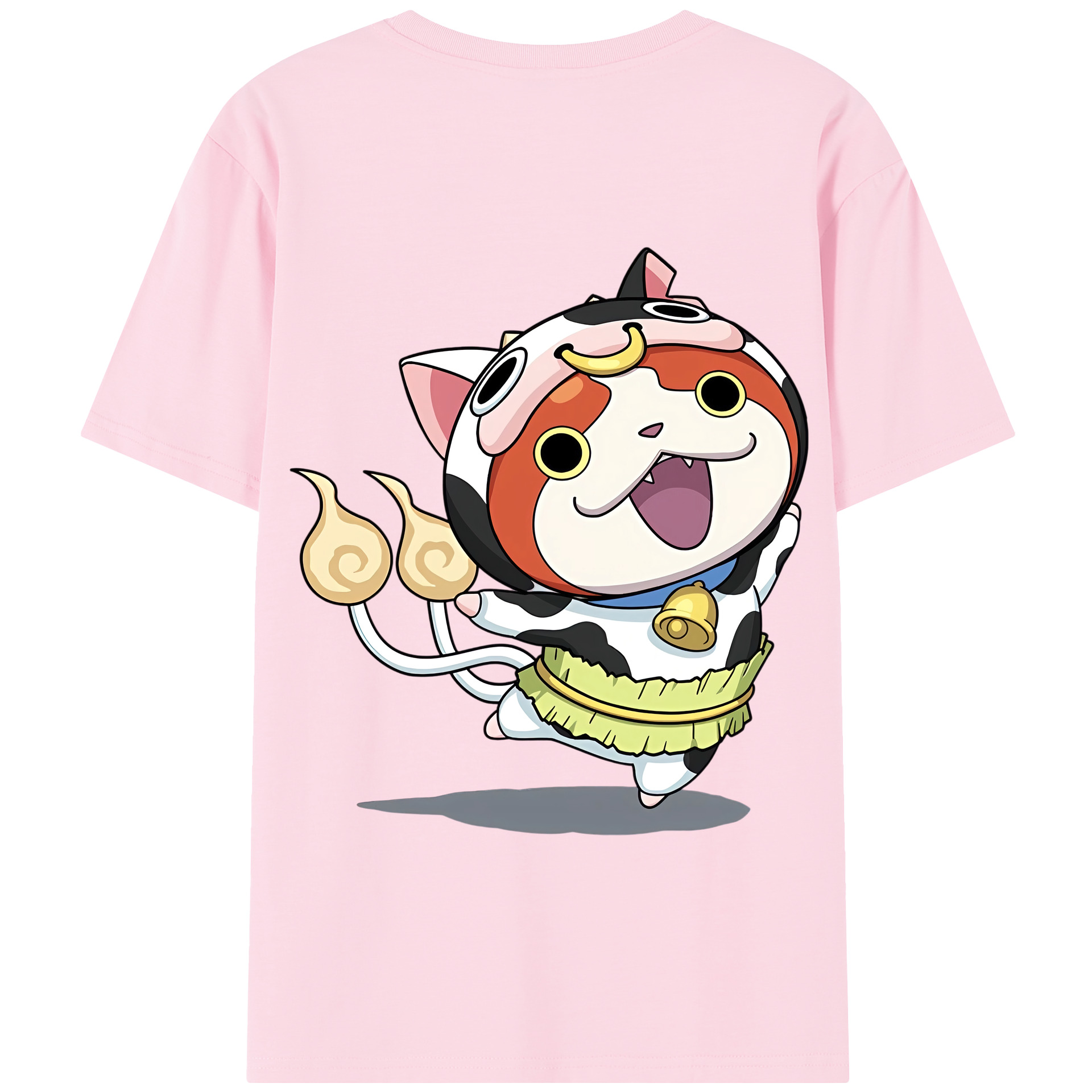 （画像用） 妖怪ウォッチ Yo-kai Watch 綿100％半袖Tシャツ（背面プリント）