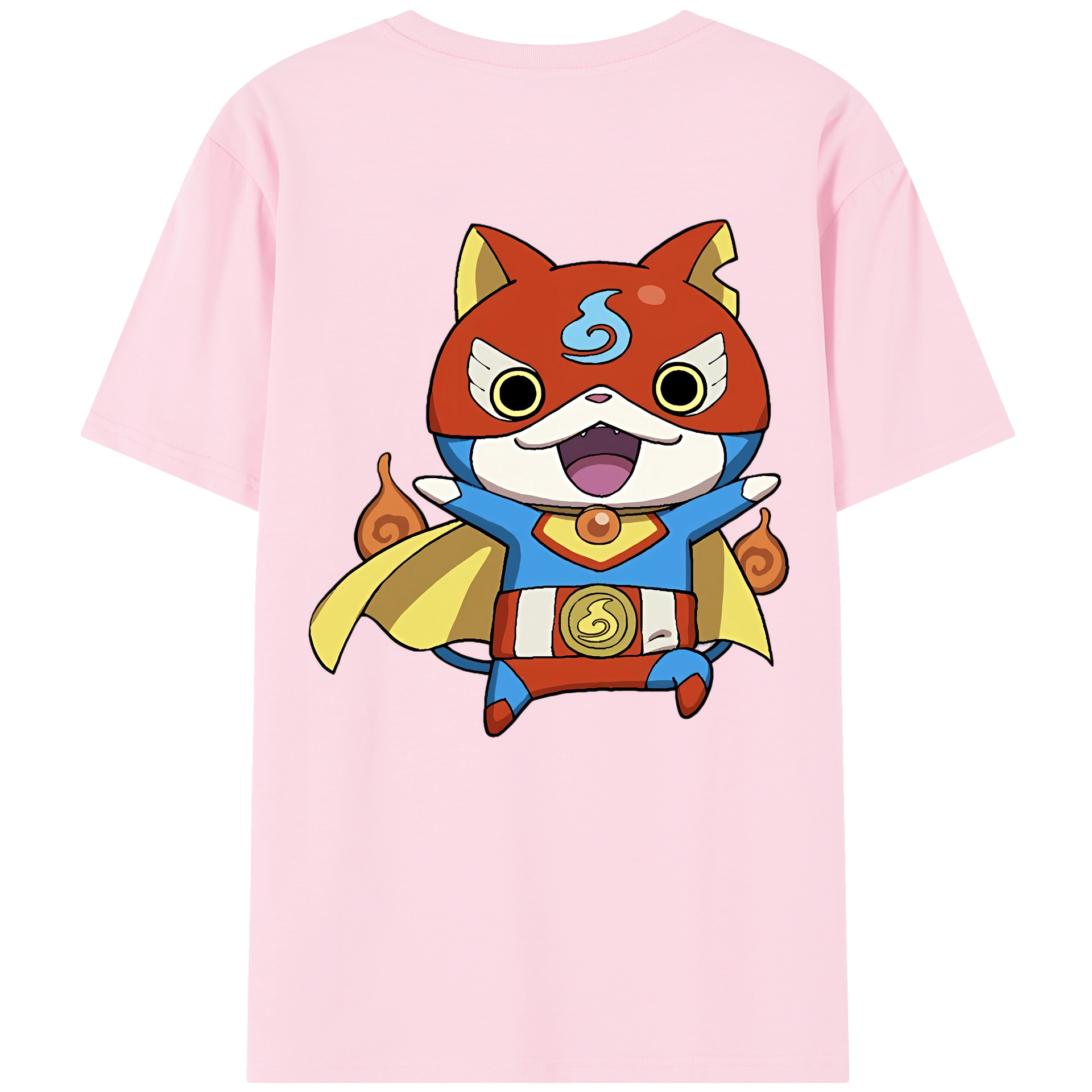 （画像用） 妖怪ウォッチ Yo-kai Watch 綿100％半袖Tシャツ（背面プリント）