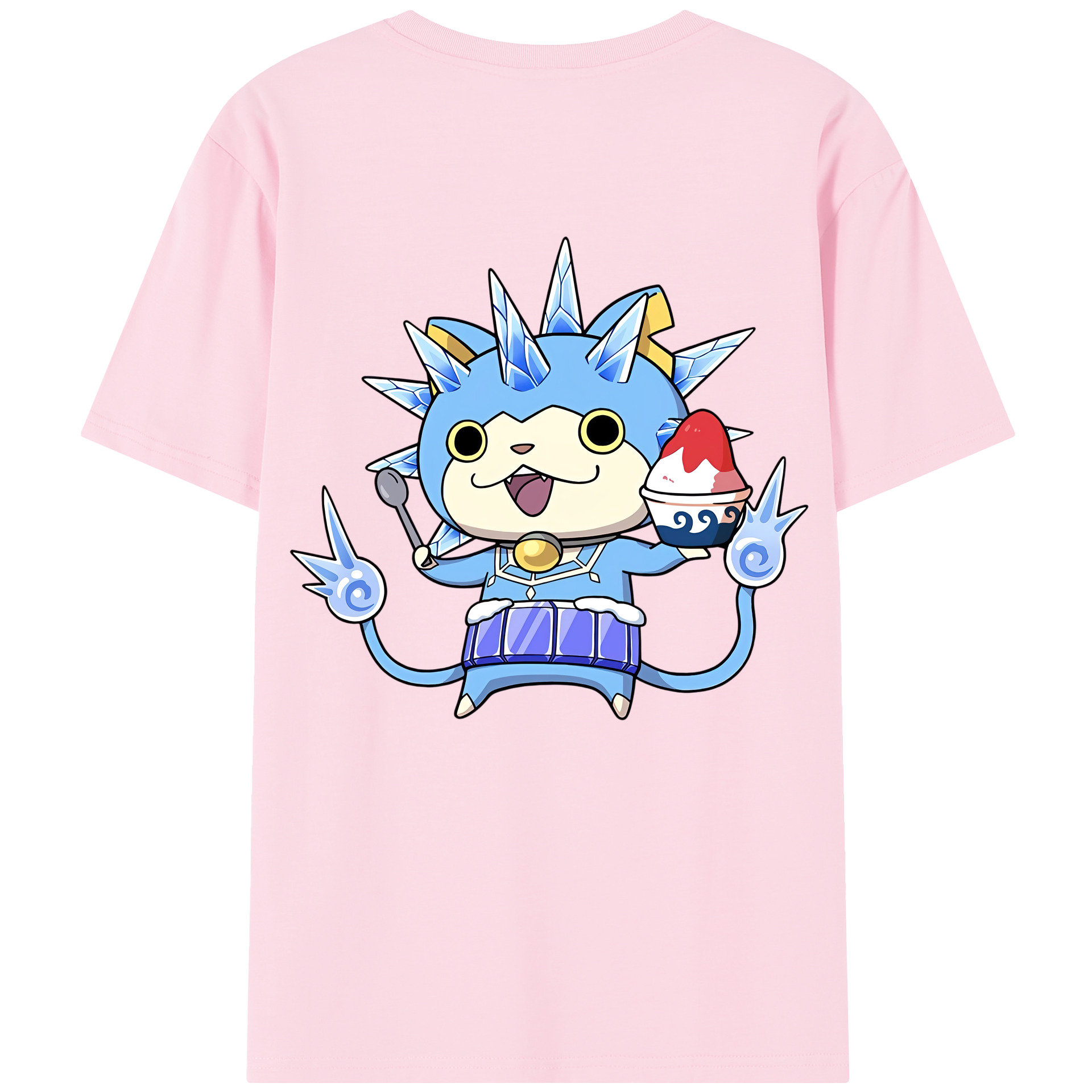（画像用） 妖怪ウォッチ Yo-kai Watch 綿100％半袖Tシャツ（背面プリント）