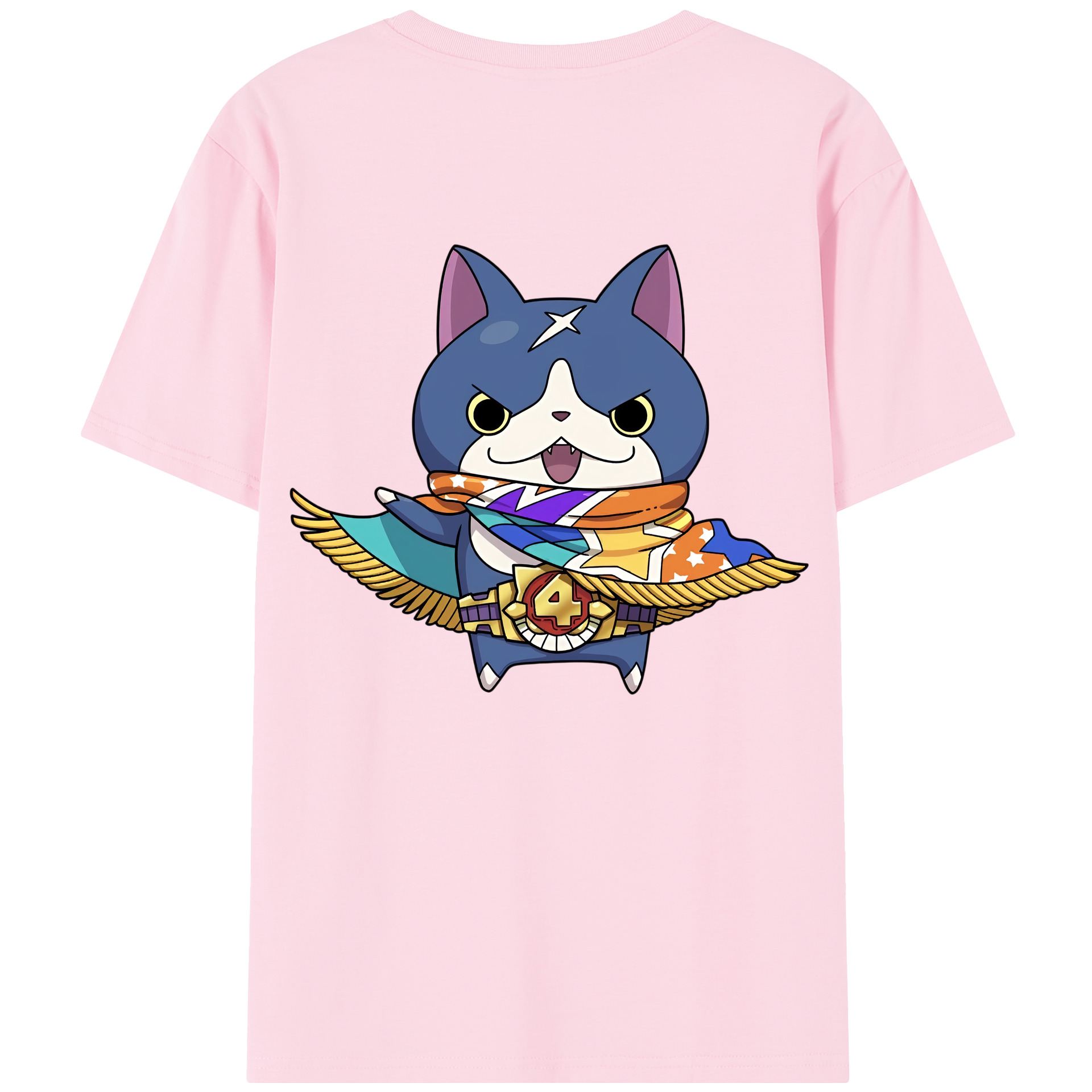 （画像用） 妖怪ウォッチ Yo-kai Watch 綿100％半袖Tシャツ（背面プリント）