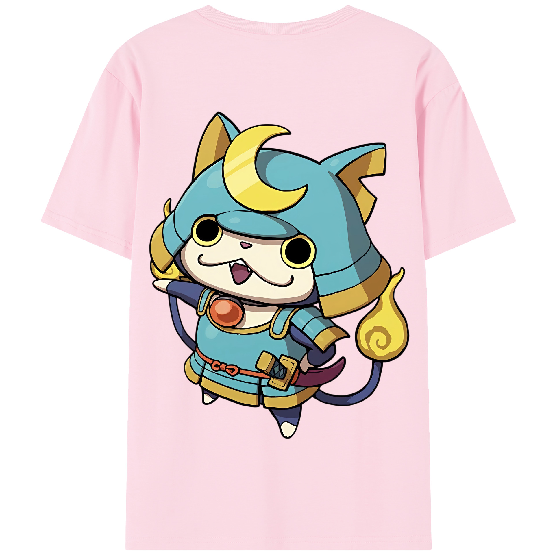 （画像用） 妖怪ウォッチ Yo-kai Watch 綿100％半袖Tシャツ（背面プリント）