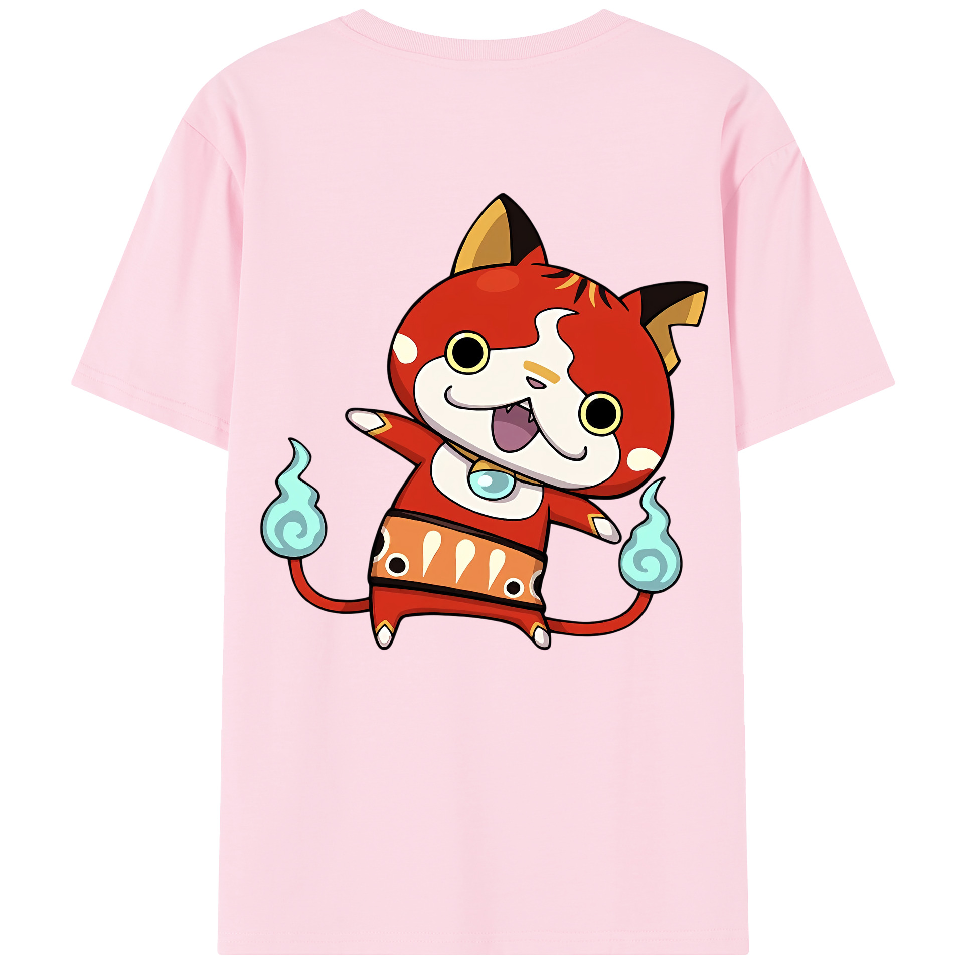 （画像用） 妖怪ウォッチ Yo-kai Watch 綿100％半袖Tシャツ（背面プリント）
