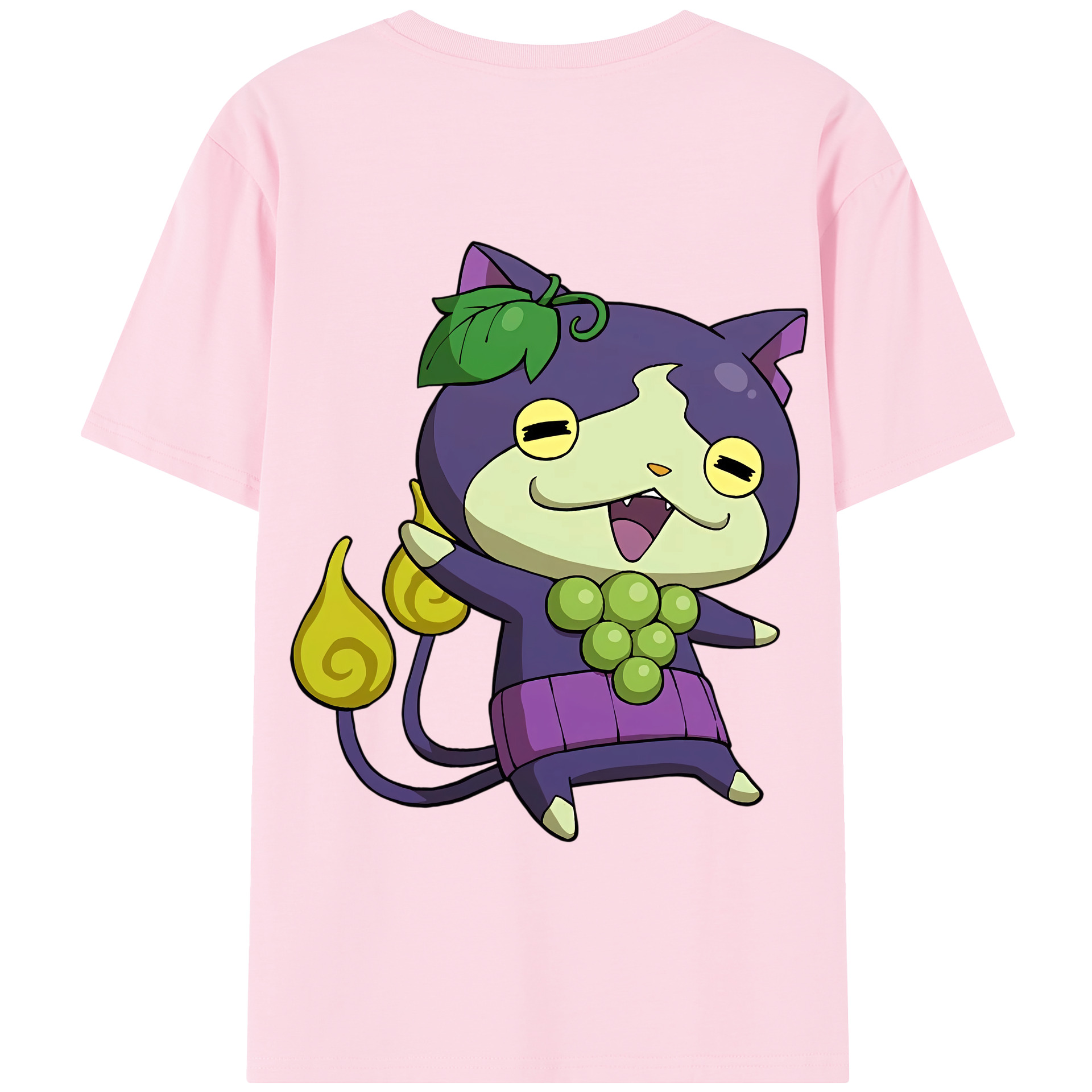 （画像用） 妖怪ウォッチ Yo-kai Watch 綿100％半袖Tシャツ（背面プリント）