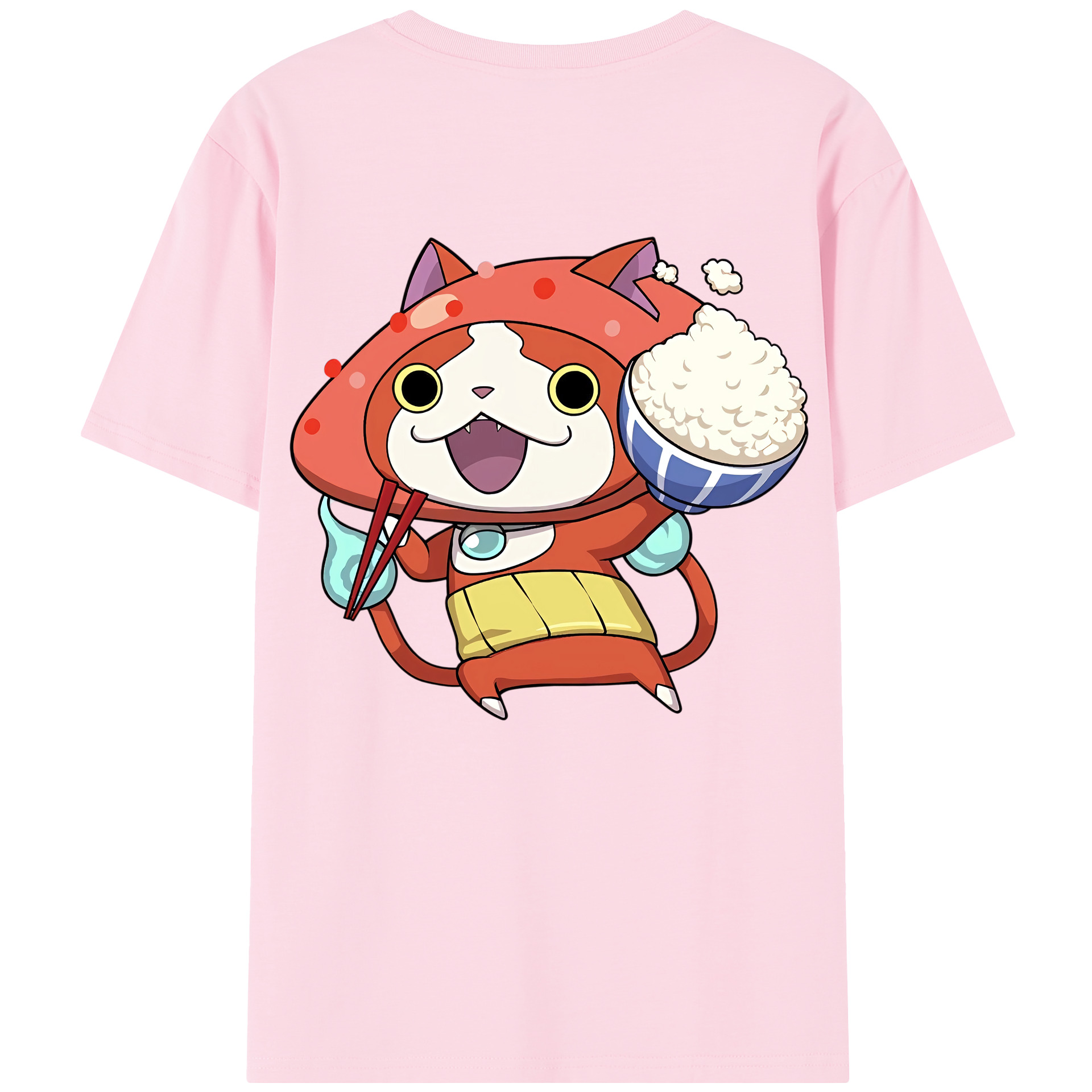 （画像用） 妖怪ウォッチ Yo-kai Watch 綿100％半袖Tシャツ（背面プリント）