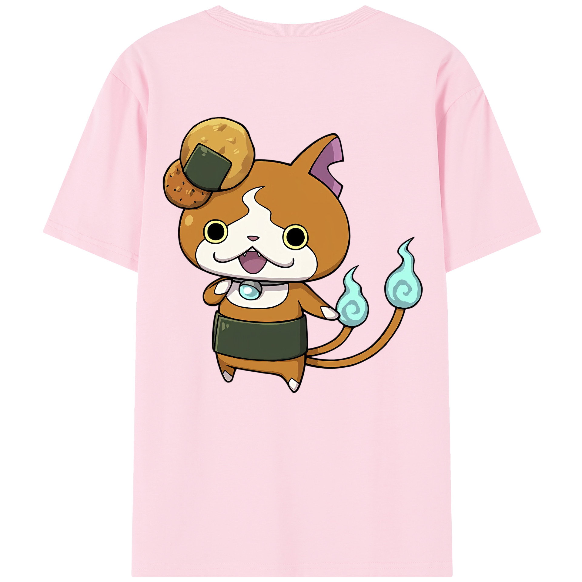 （画像用） 妖怪ウォッチ Yo-kai Watch 綿100％半袖Tシャツ（背面プリント）