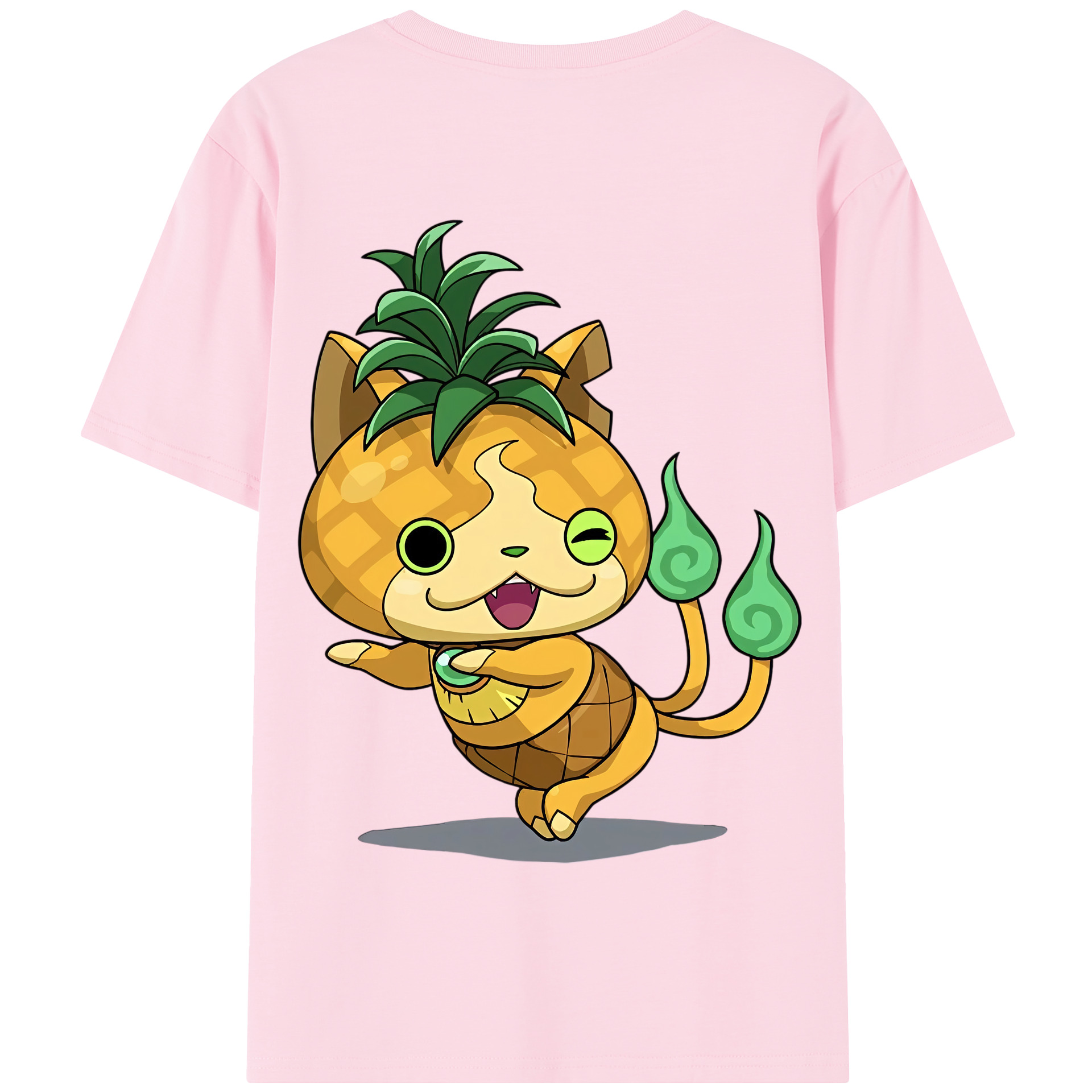 （画像用） 妖怪ウォッチ Yo-kai Watch 綿100％半袖Tシャツ（背面プリント）