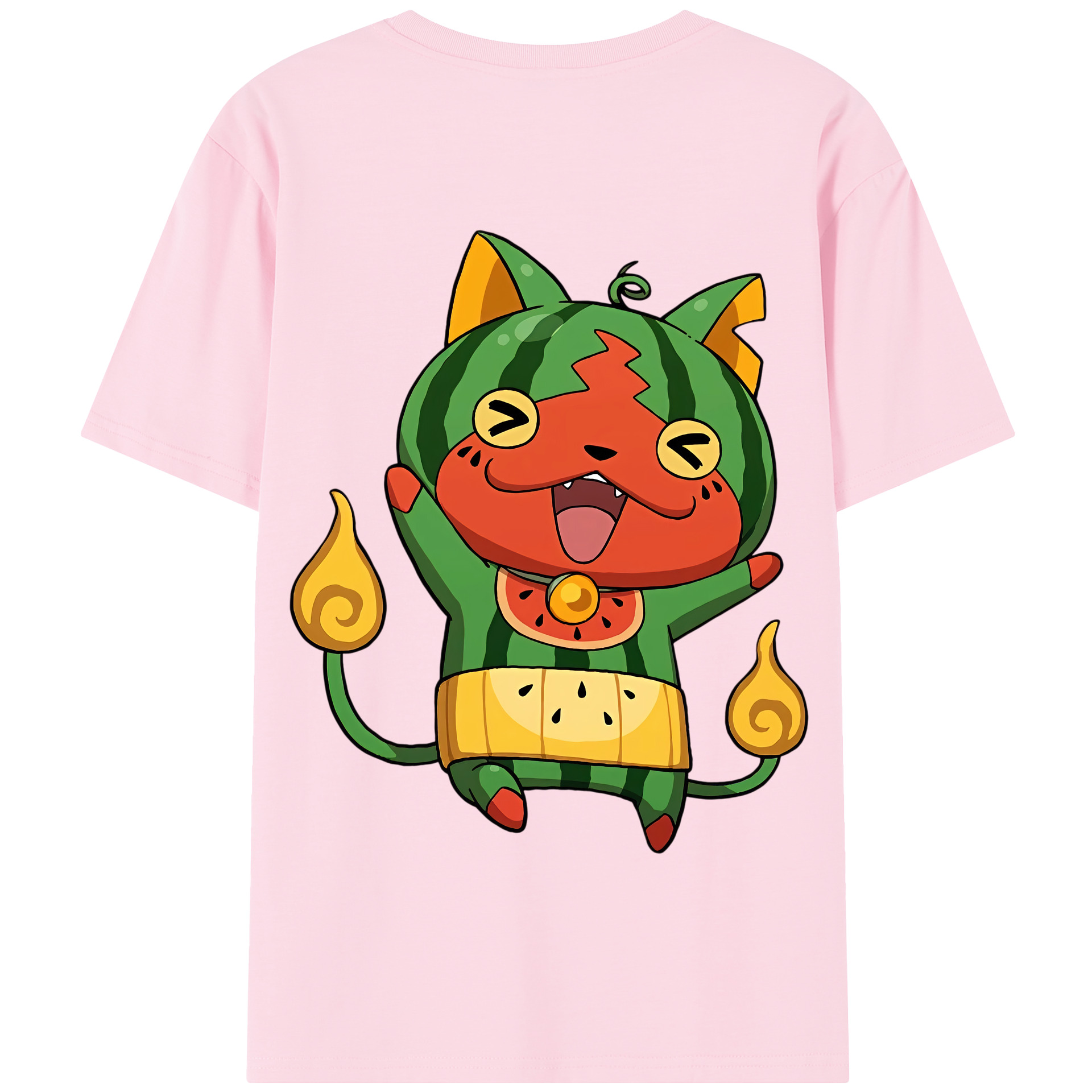 （画像用） 妖怪ウォッチ Yo-kai Watch 綿100％半袖Tシャツ（背面プリント）