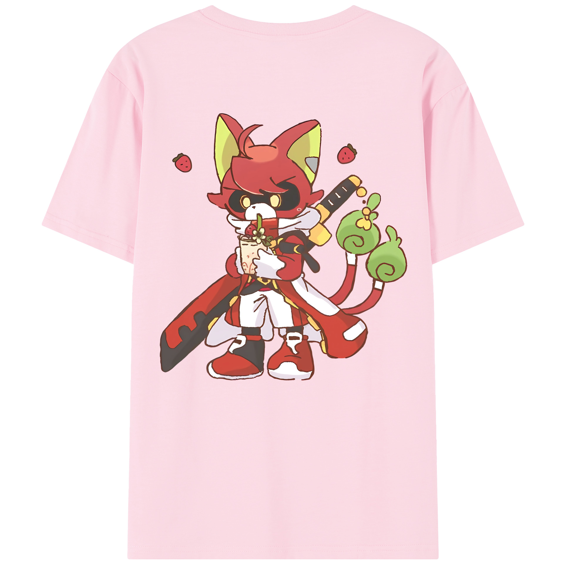 （画像用） 妖怪ウォッチ Yo-kai Watch 綿100％半袖Tシャツ（背面プリント）