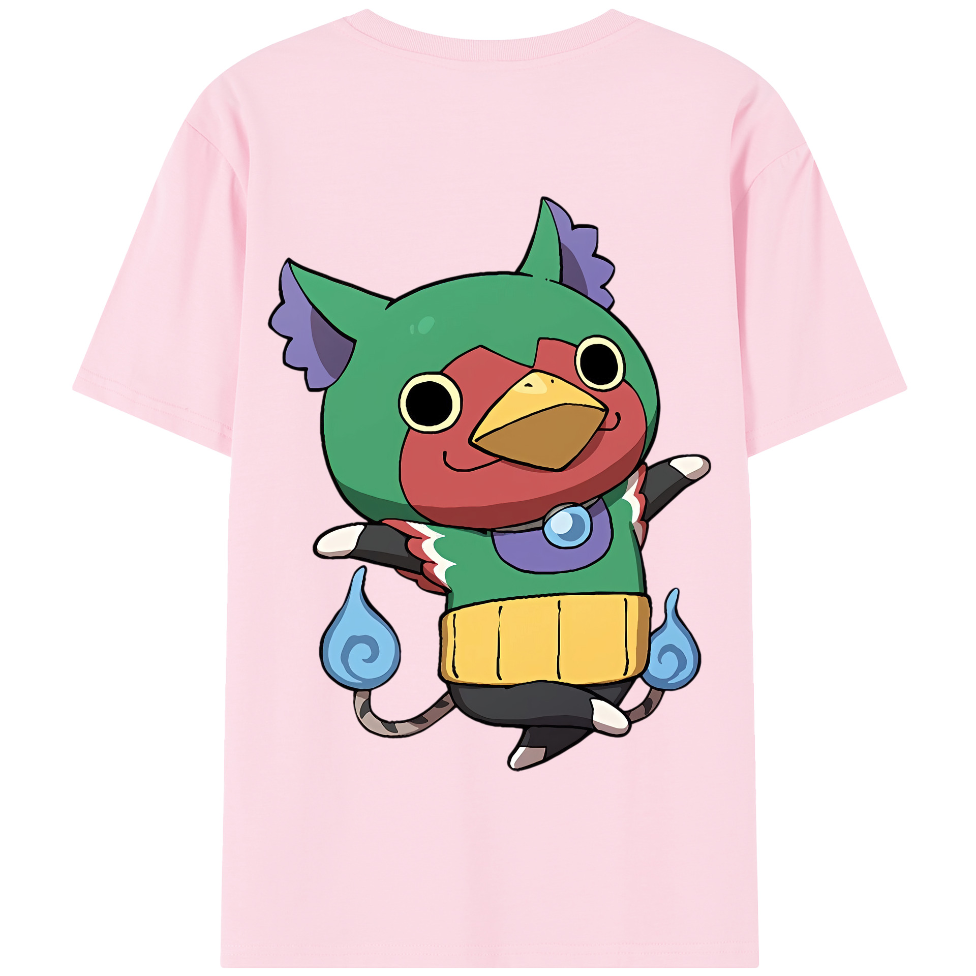 （画像用） 妖怪ウォッチ Yo-kai Watch 綿100％半袖Tシャツ（背面プリント）
