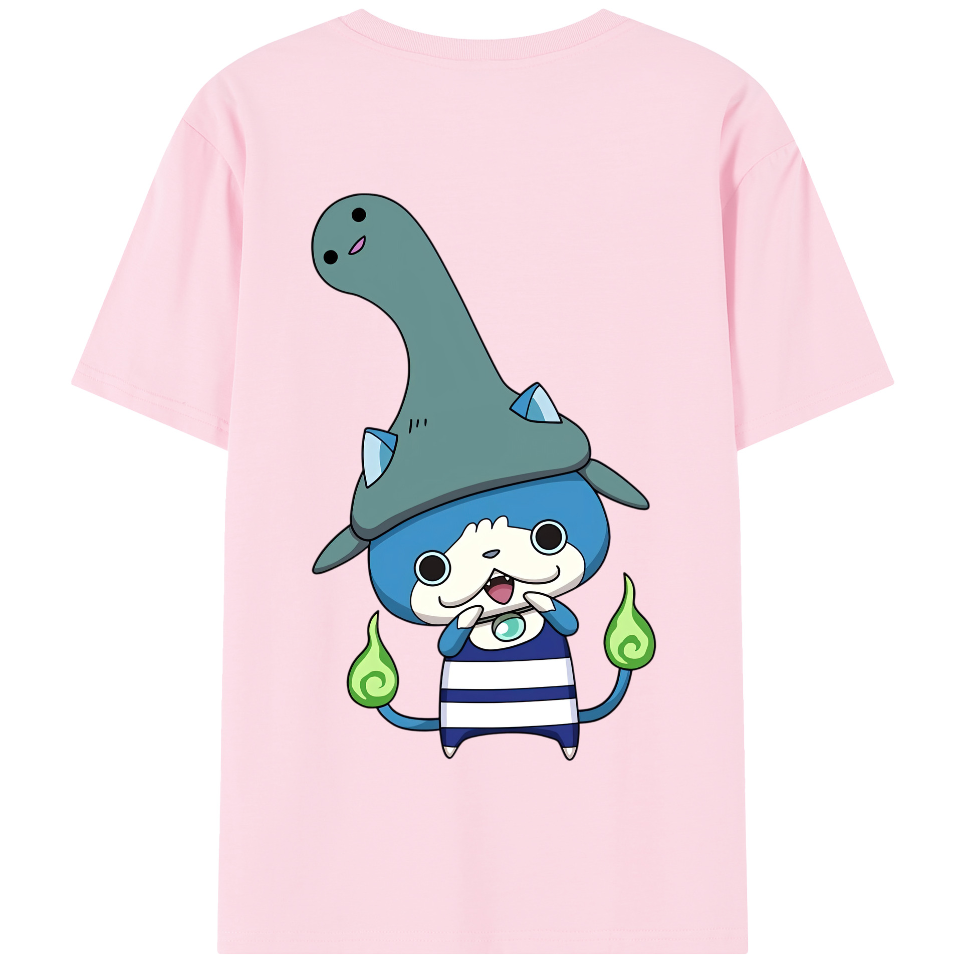 （画像用） 妖怪ウォッチ Yo-kai Watch 綿100％半袖Tシャツ（背面プリント）