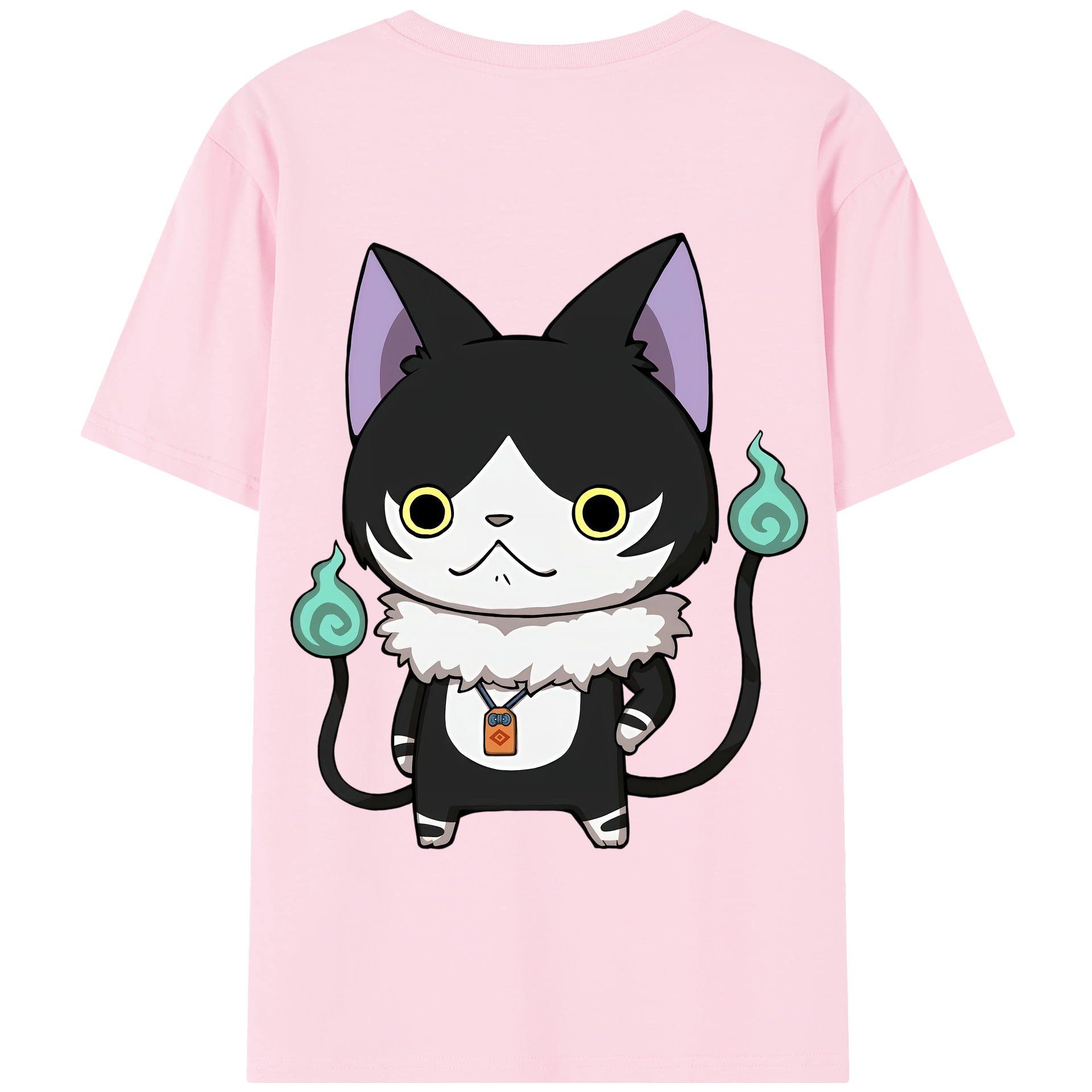 （画像用） 妖怪ウォッチ Yo-kai Watch 綿100％半袖Tシャツ（背面プリント）