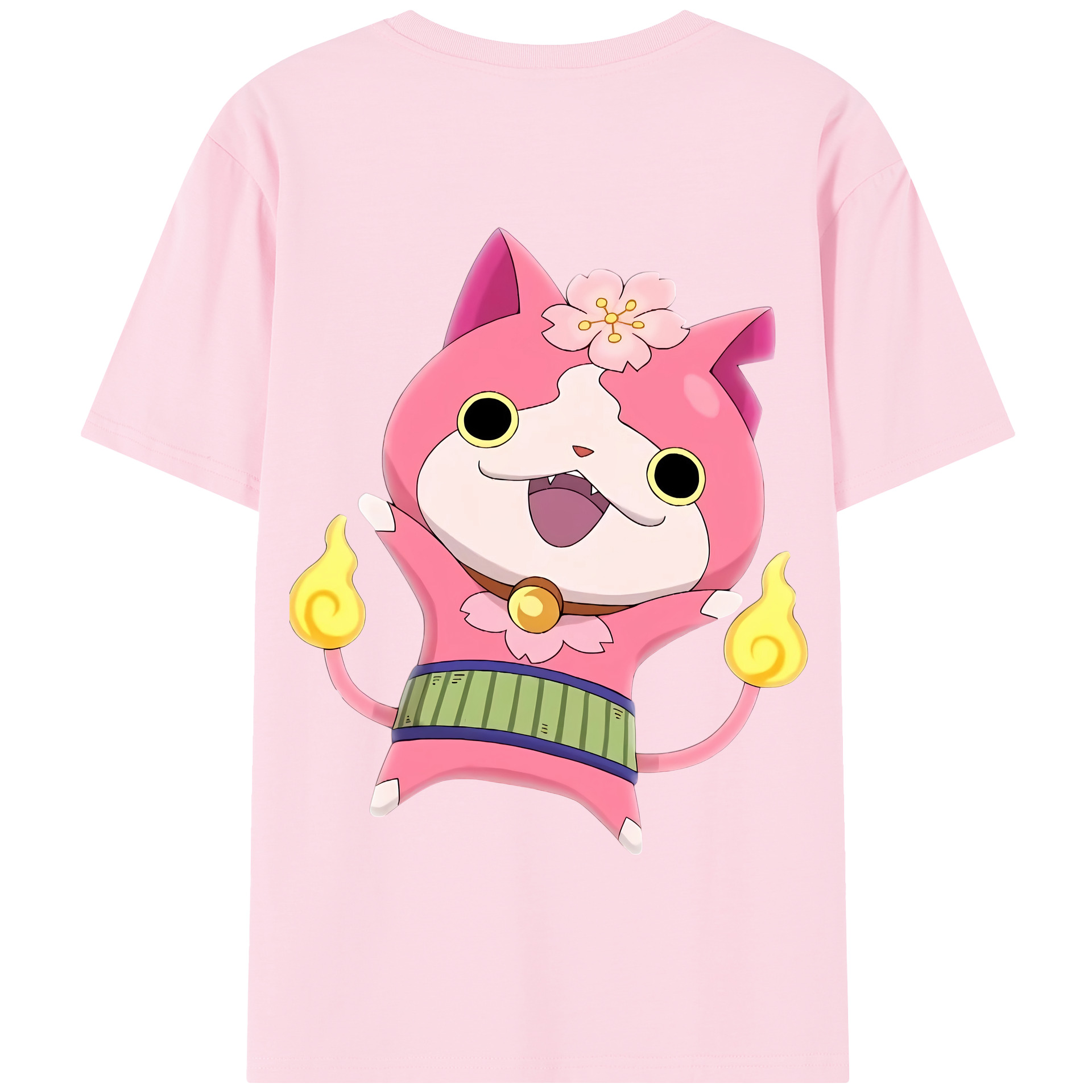 （画像用） 妖怪ウォッチ Yo-kai Watch 綿100％半袖Tシャツ（背面プリント）