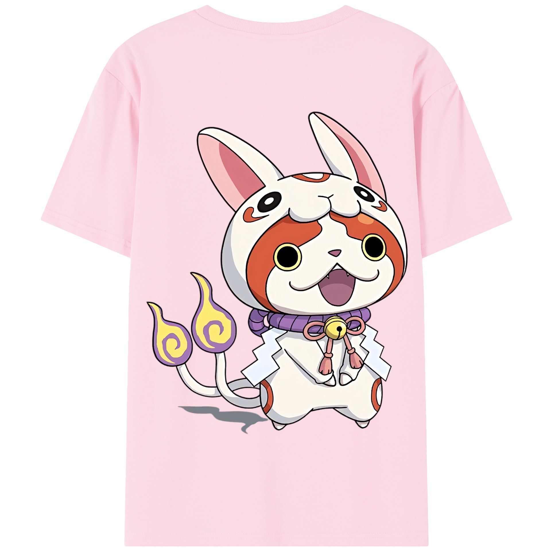 （画像用） 妖怪ウォッチ Yo-kai Watch 綿100％半袖Tシャツ（背面プリント）