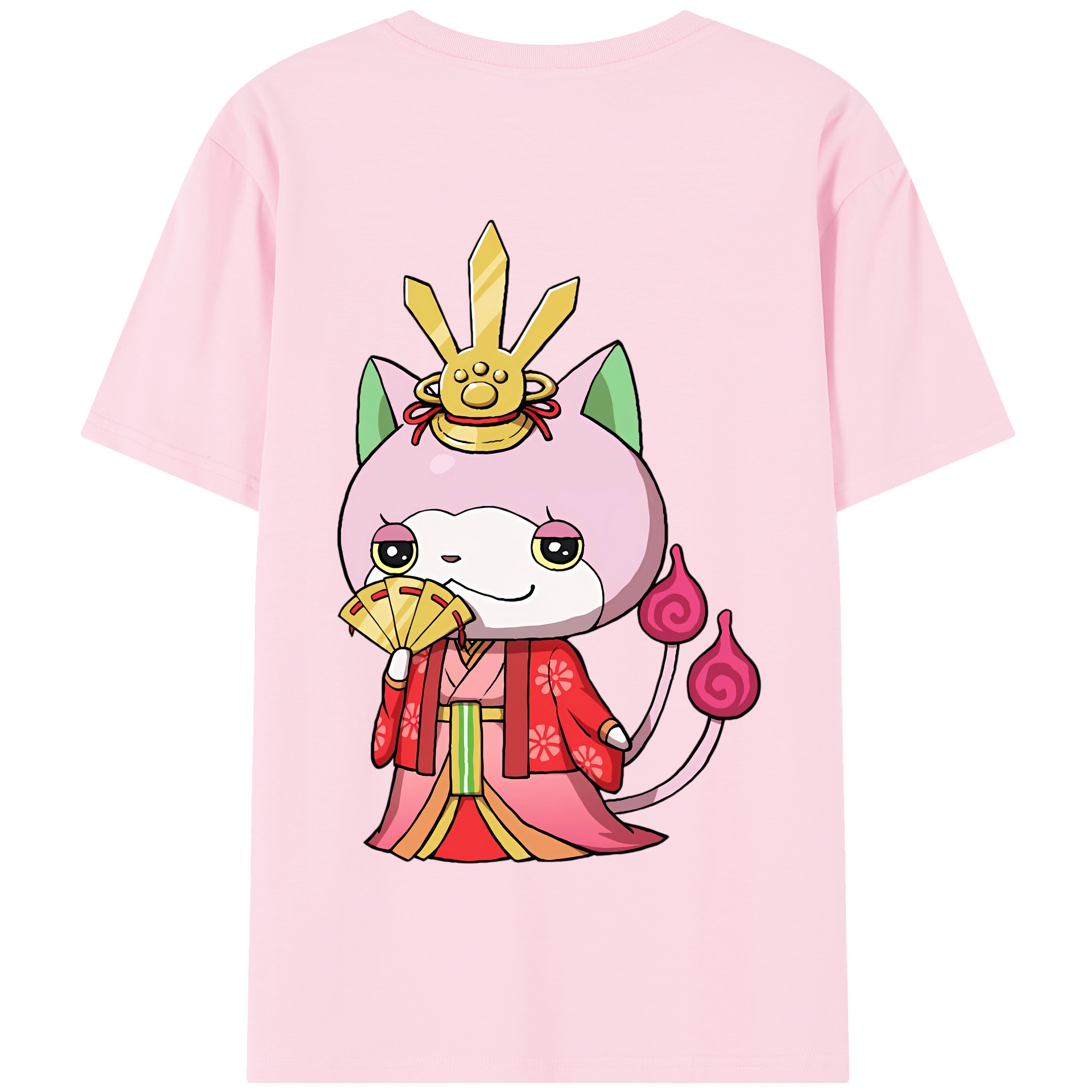（画像用） 妖怪ウォッチ Yo-kai Watch 綿100％半袖Tシャツ（背面プリント）
