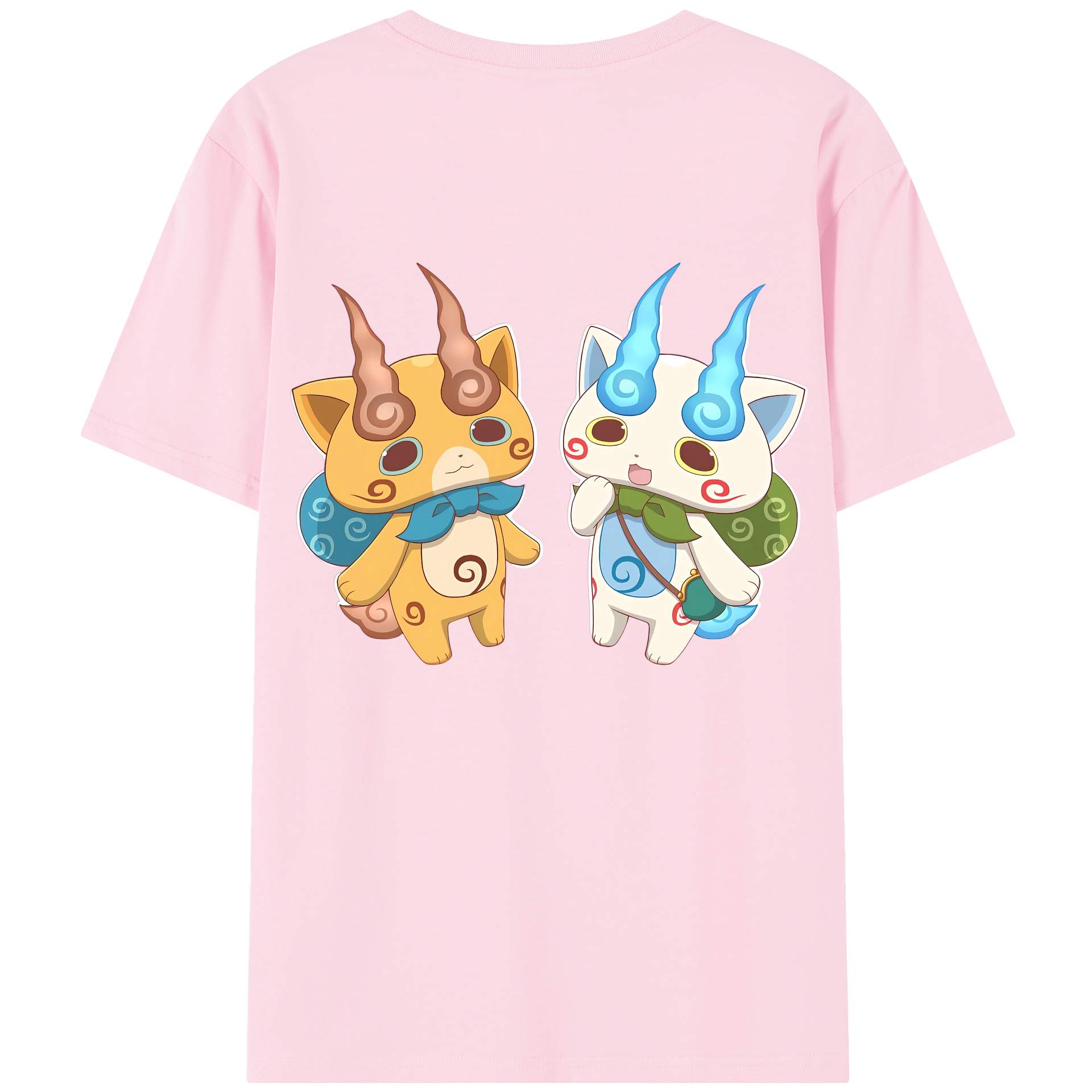 （画像用） 妖怪ウォッチ Yo-kai Watch 綿100％半袖Tシャツ（背面プリント）