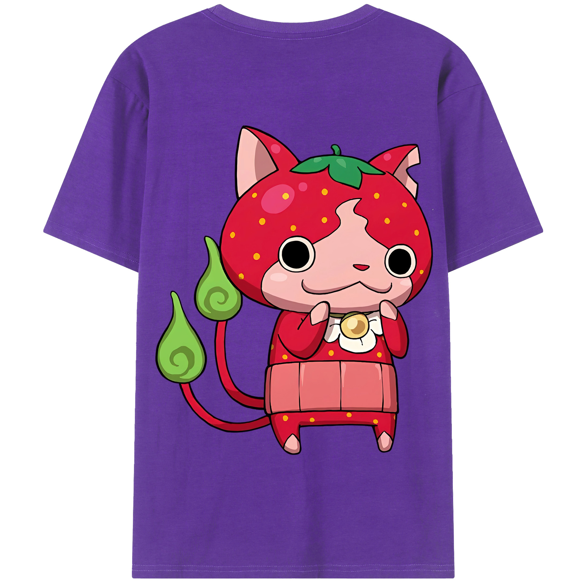 （画像用） 妖怪ウォッチ Yo-kai Watch 綿100％半袖Tシャツ（背面プリント）