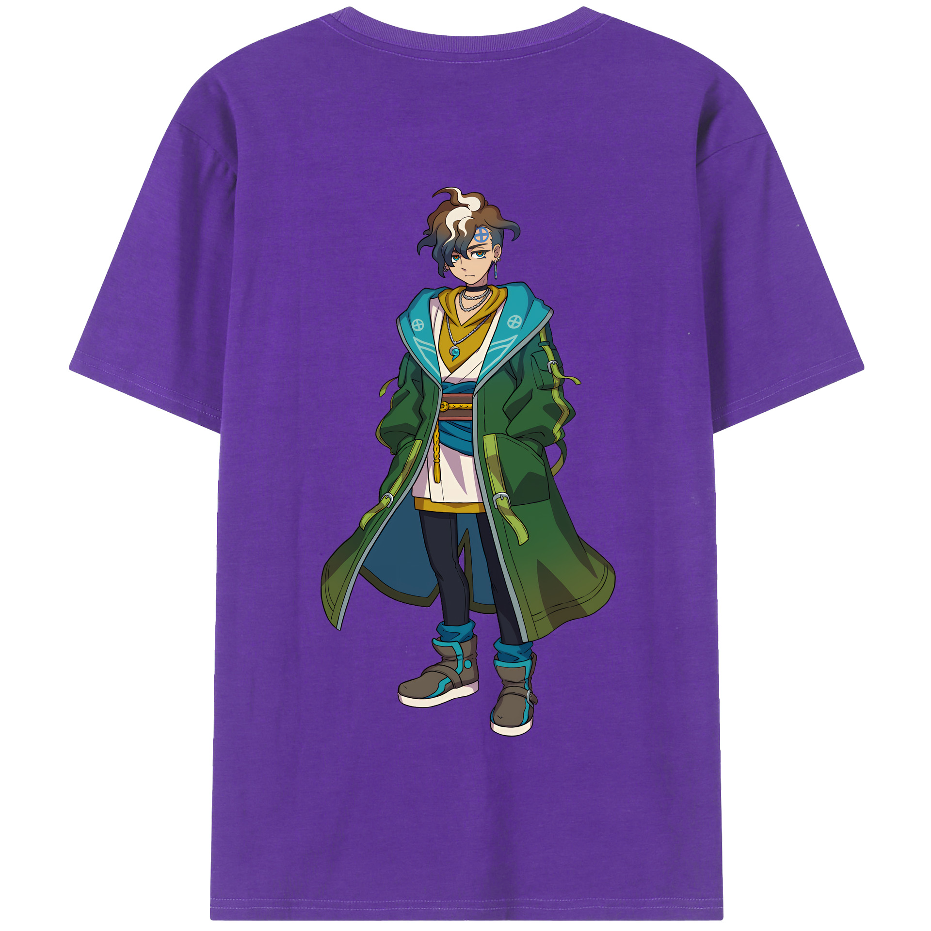 （画像用） 妖怪ウォッチ Yo-kai Watch 綿100％半袖Tシャツ（背面プリント）