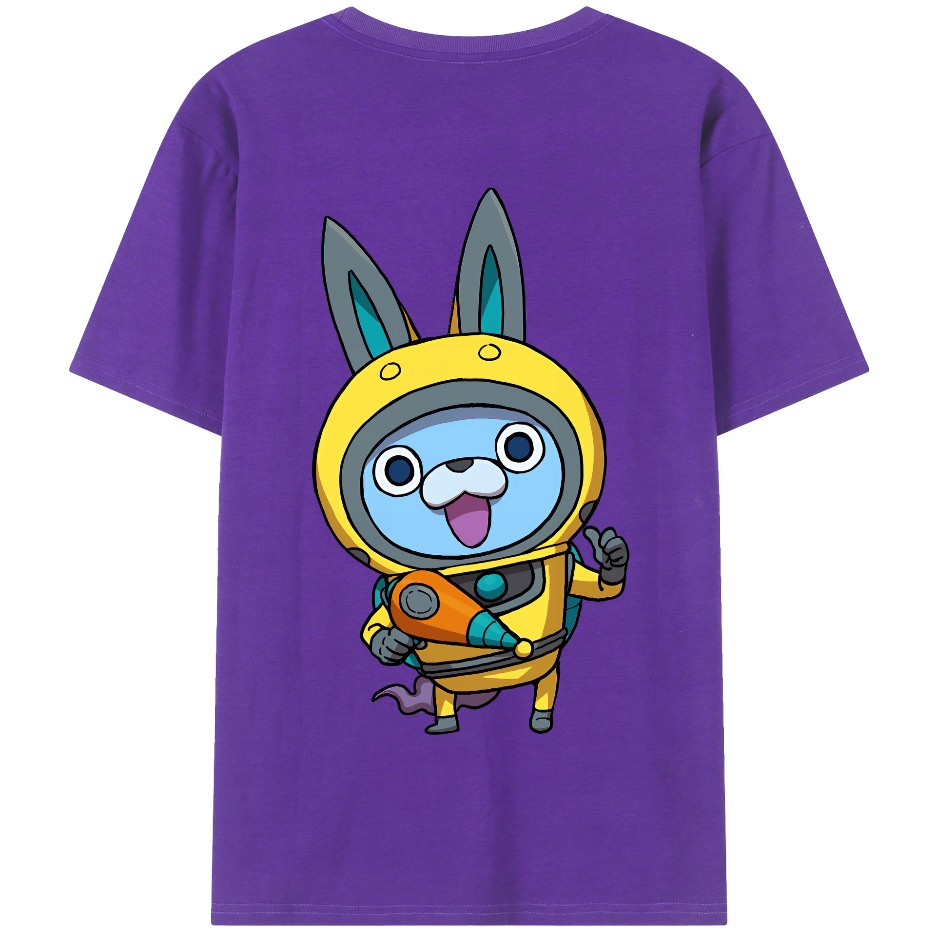 （画像用） 妖怪ウォッチ Yo-kai Watch 綿100％半袖Tシャツ（背面プリント）