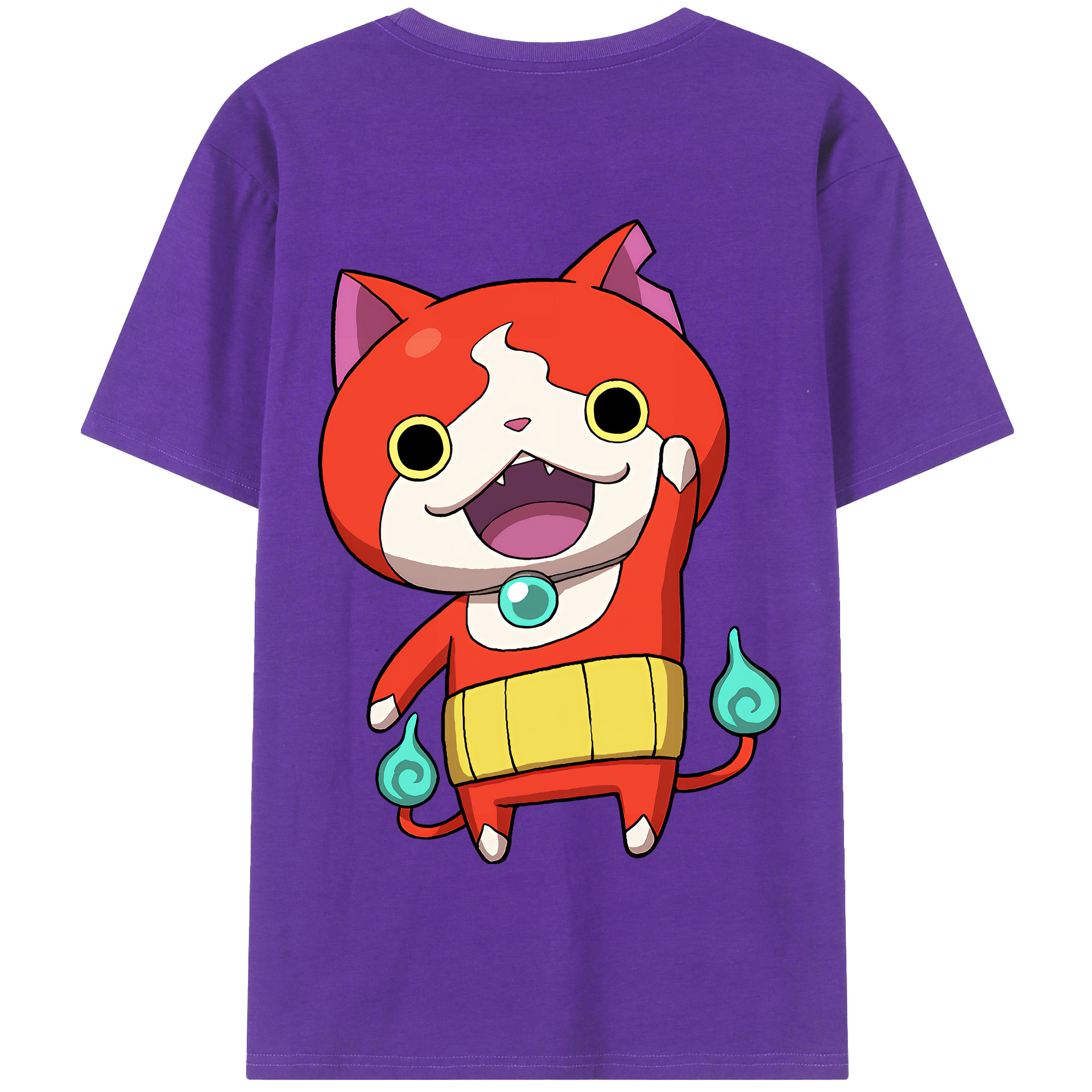 （画像用） 妖怪ウォッチ Yo-kai Watch 綿100％半袖Tシャツ（背面プリント）
