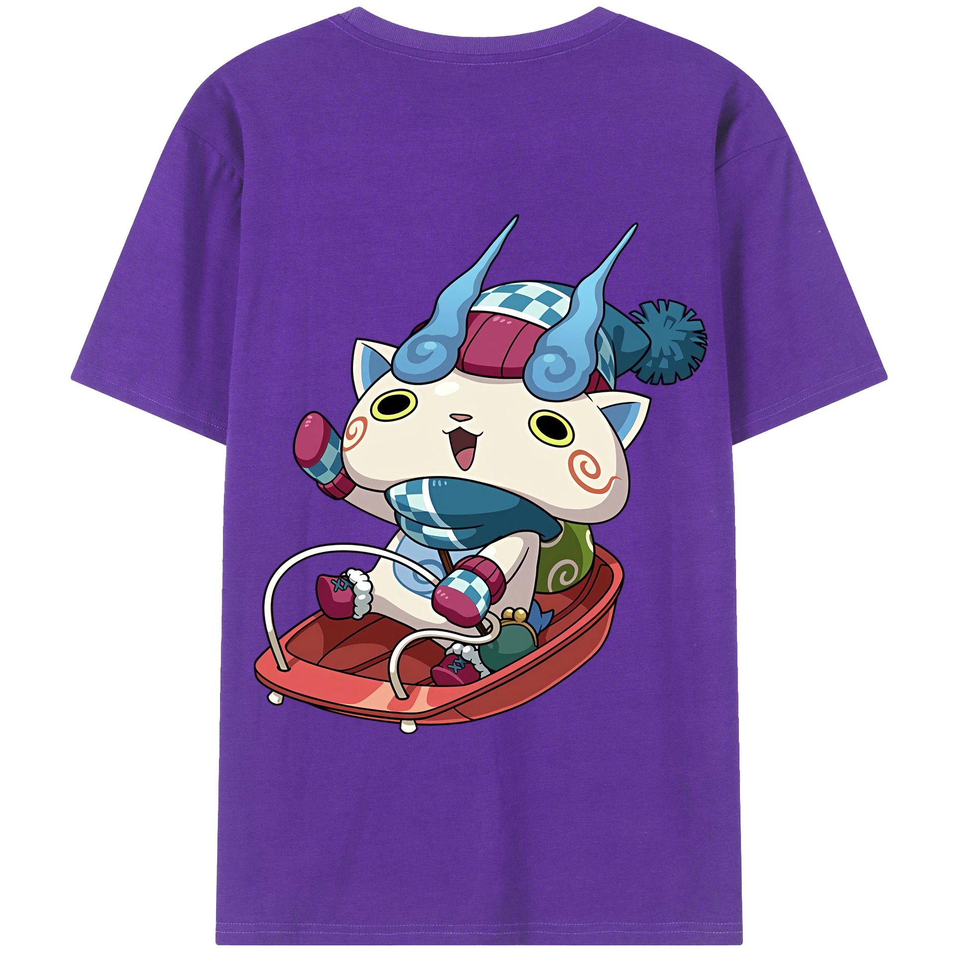 （画像用） 妖怪ウォッチ Yo-kai Watch 綿100％半袖Tシャツ（背面プリント）