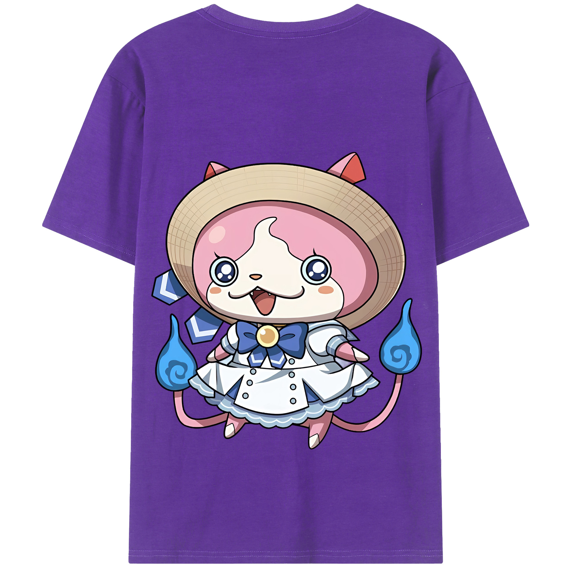 （画像用） 妖怪ウォッチ Yo-kai Watch 綿100％半袖Tシャツ（背面プリント）