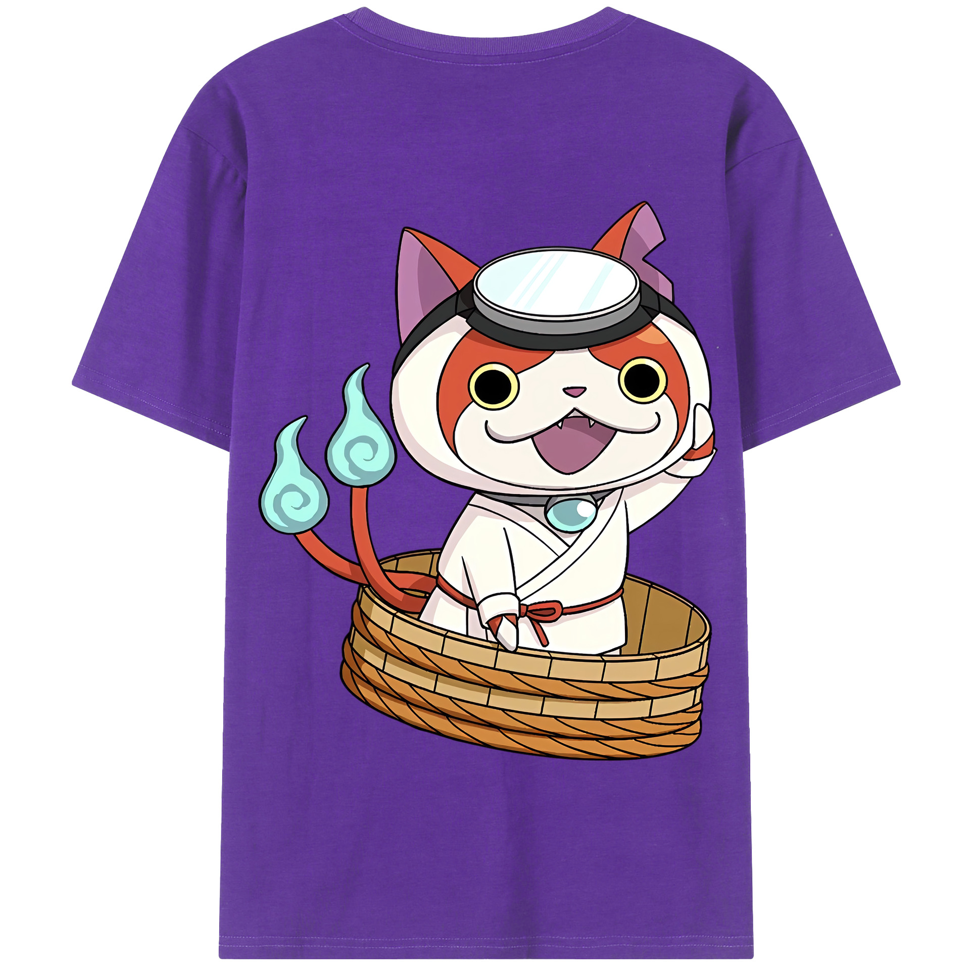 （画像用） 妖怪ウォッチ Yo-kai Watch 綿100％半袖Tシャツ（背面プリント）