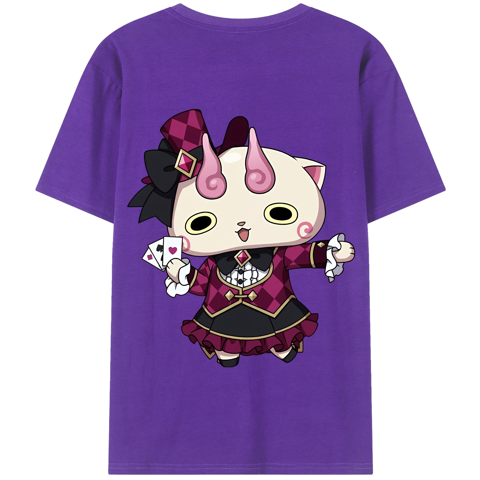 （画像用） 妖怪ウォッチ Yo-kai Watch 綿100％半袖Tシャツ（背面プリント）