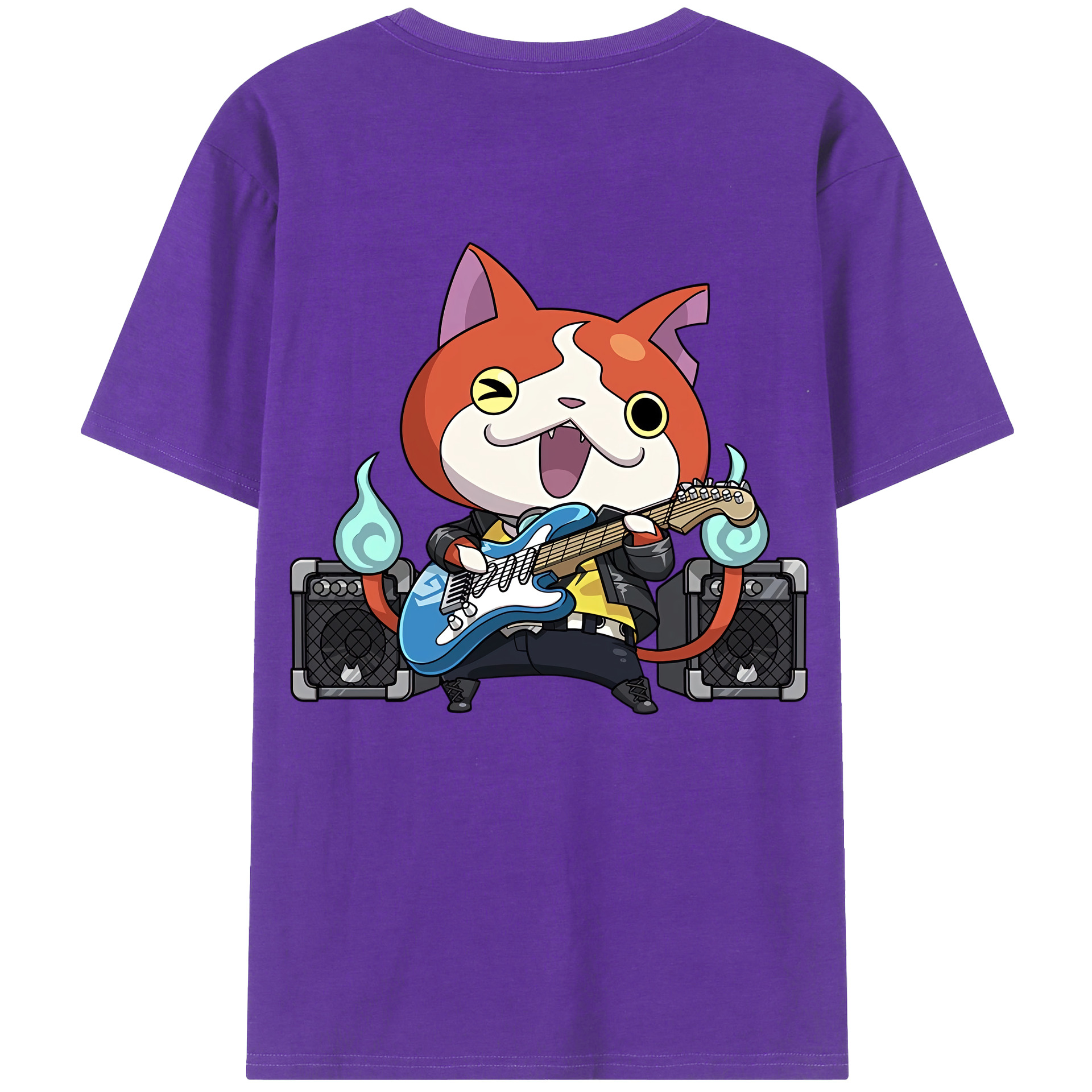 （画像用） 妖怪ウォッチ Yo-kai Watch 綿100％半袖Tシャツ（背面プリント）