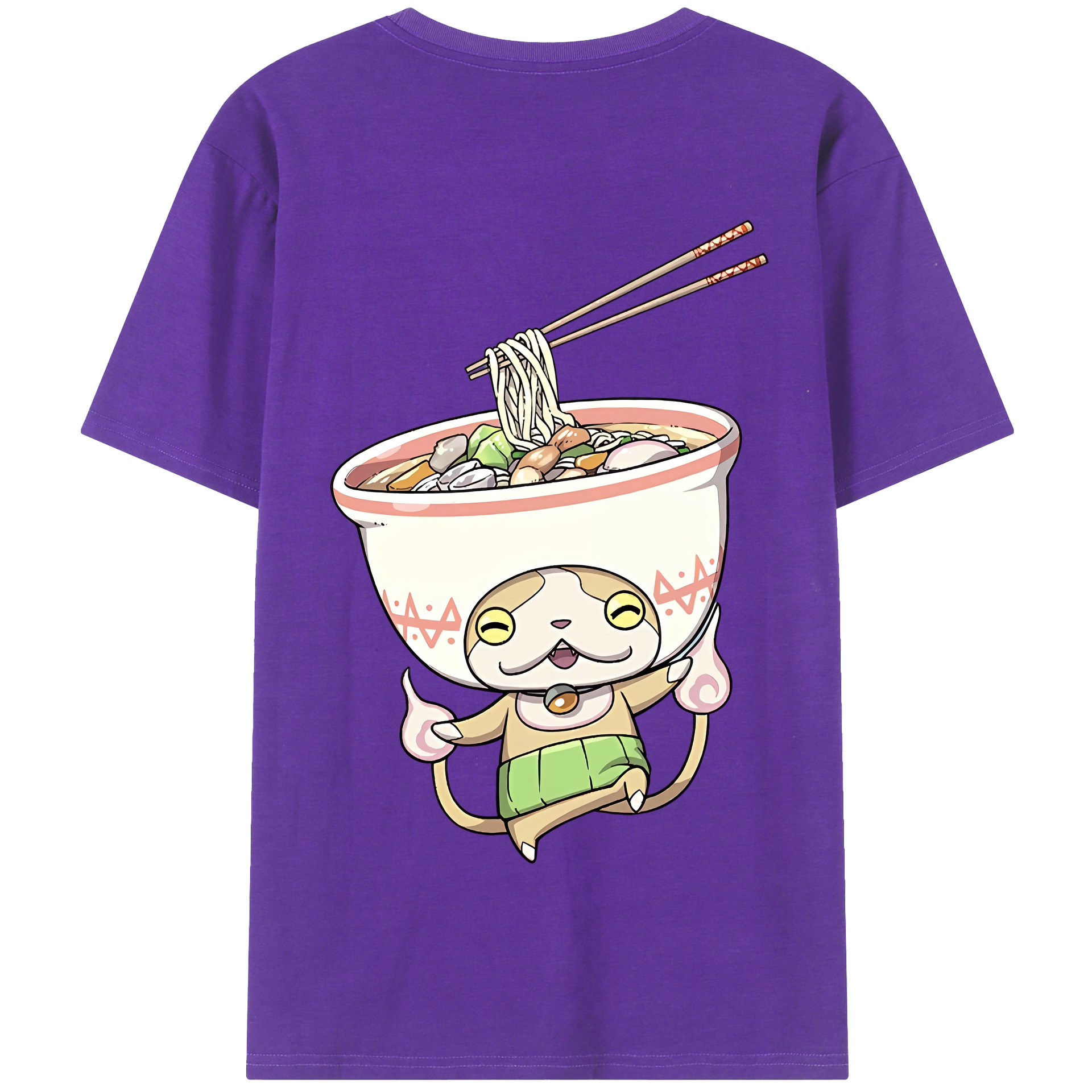 （画像用） 妖怪ウォッチ Yo-kai Watch 綿100％半袖Tシャツ（背面プリント）