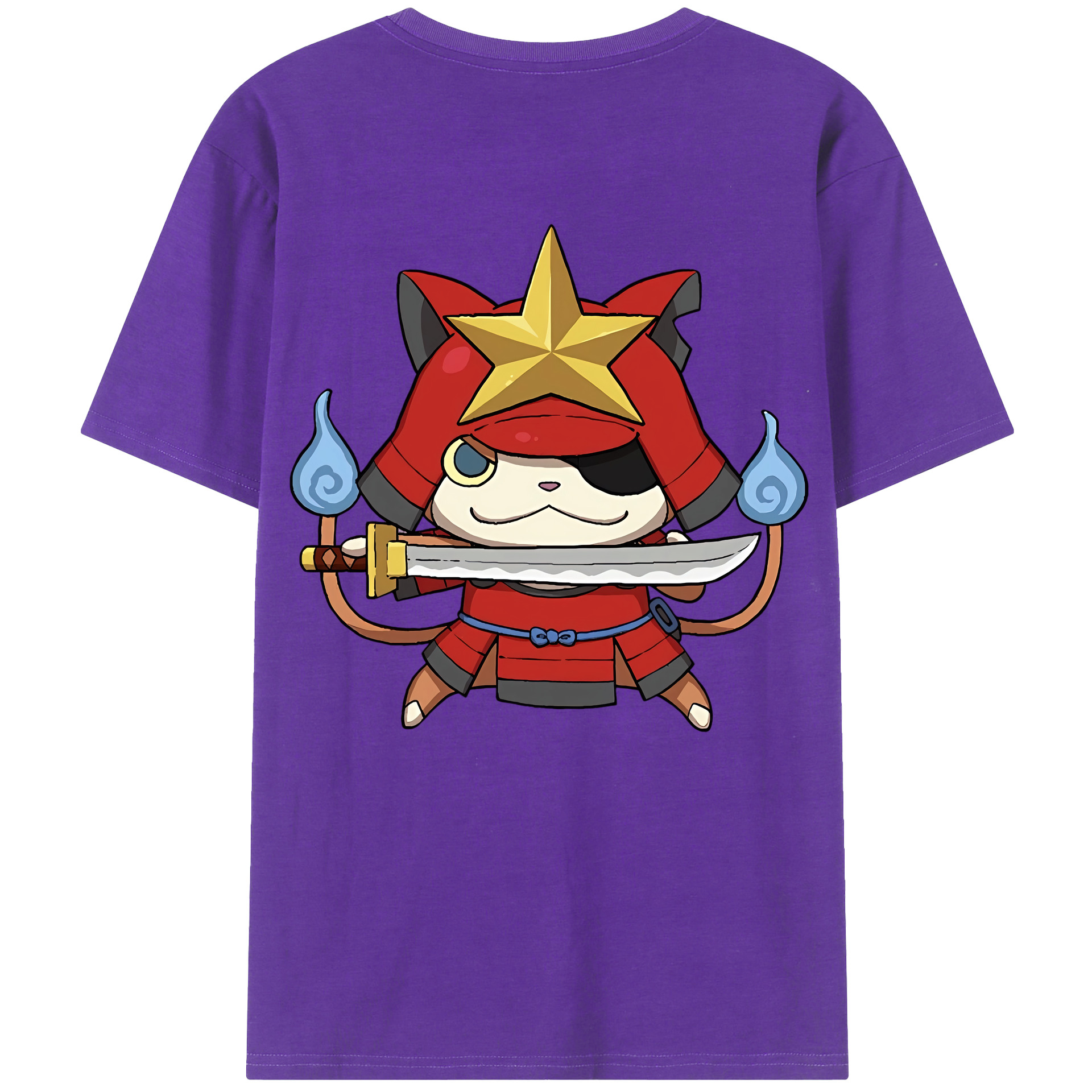（画像用） 妖怪ウォッチ Yo-kai Watch 綿100％半袖Tシャツ（背面プリント）
