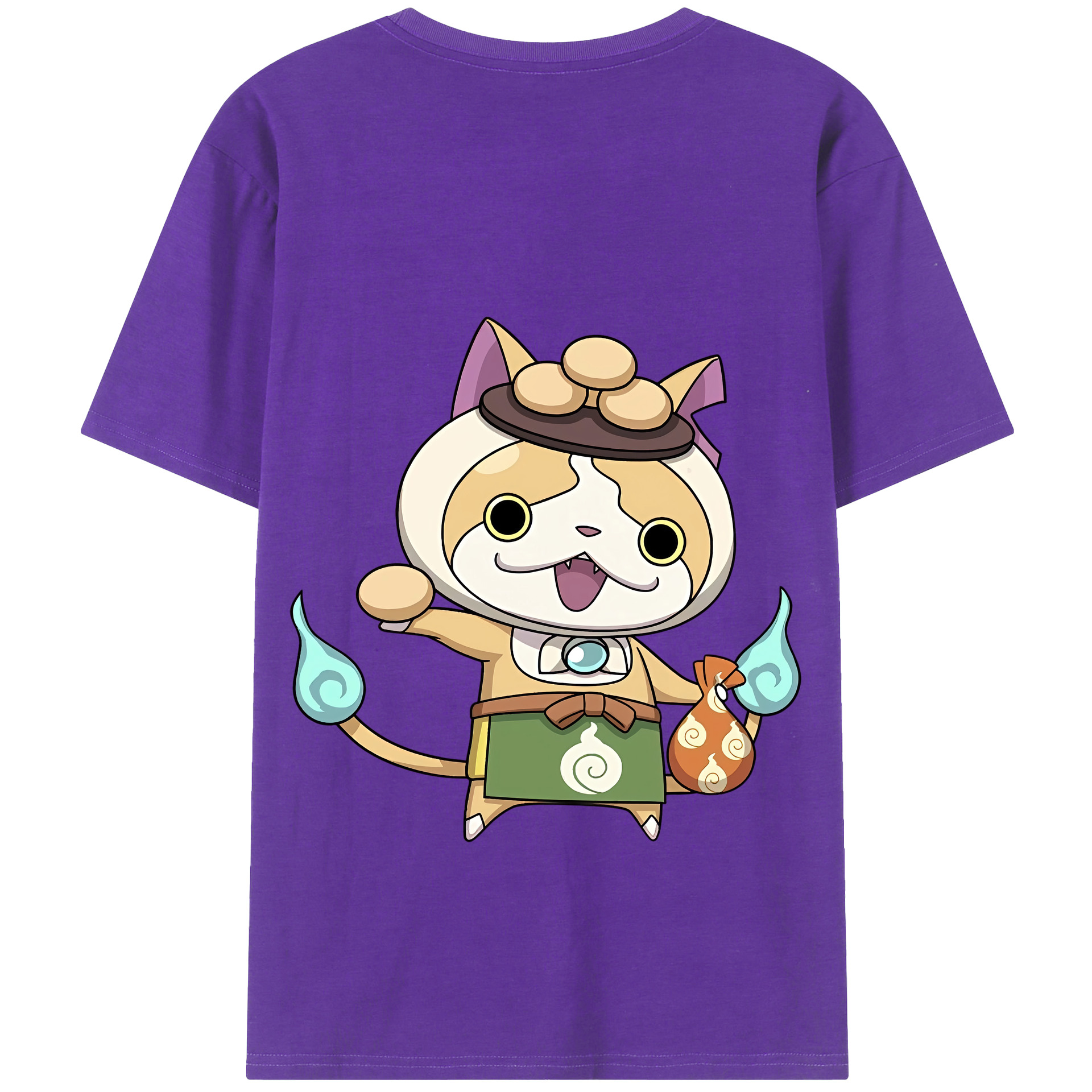 （画像用） 妖怪ウォッチ Yo-kai Watch 綿100％半袖Tシャツ（背面プリント）