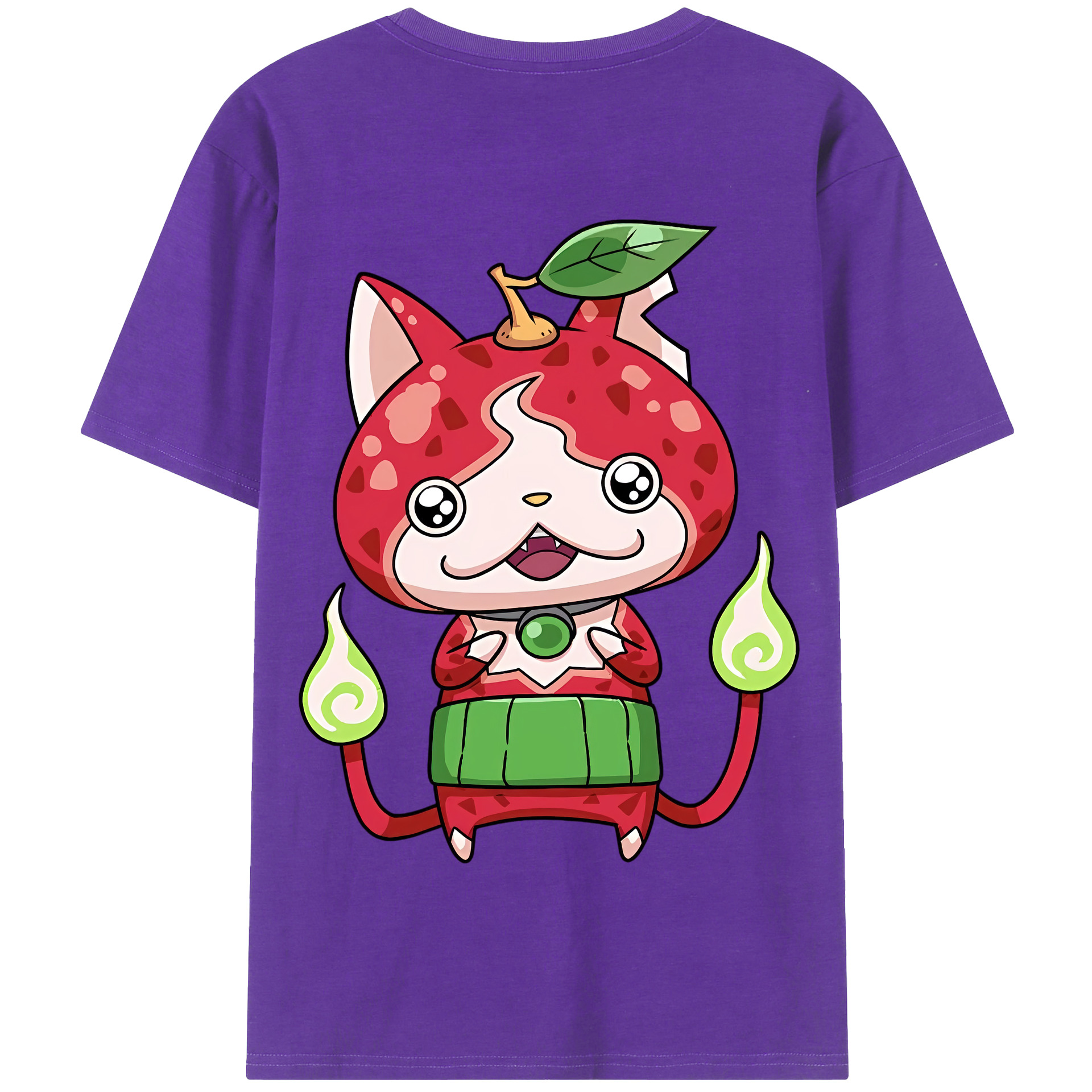 （画像用） 妖怪ウォッチ Yo-kai Watch 綿100％半袖Tシャツ（背面プリント）