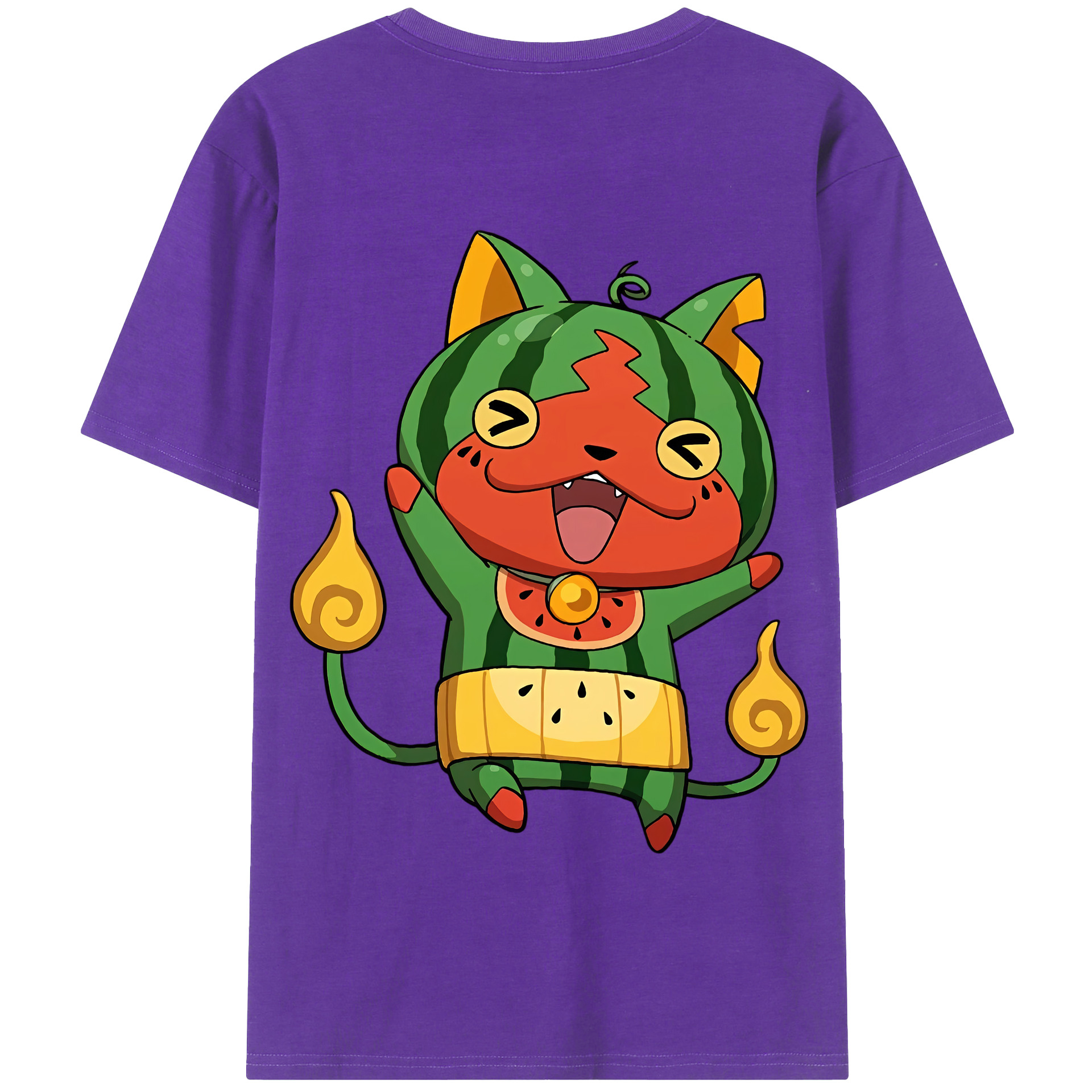 （画像用） 妖怪ウォッチ Yo-kai Watch 綿100％半袖Tシャツ（背面プリント）