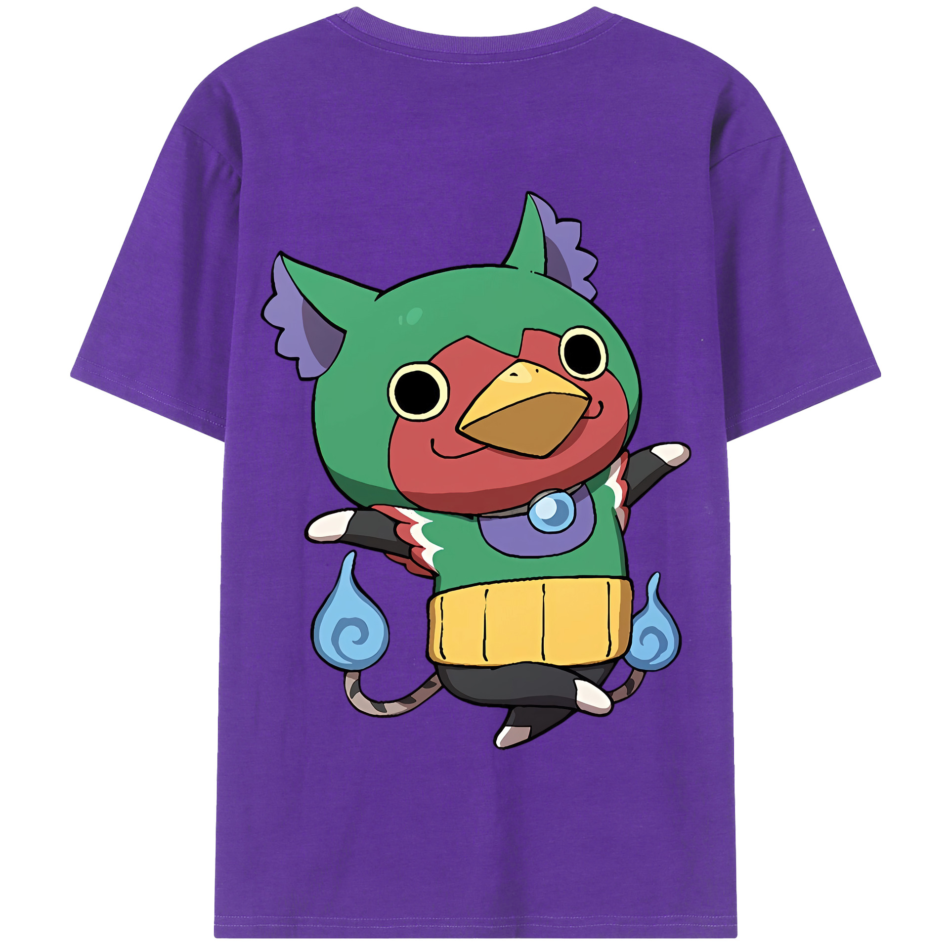 （画像用） 妖怪ウォッチ Yo-kai Watch 綿100％半袖Tシャツ（背面プリント）