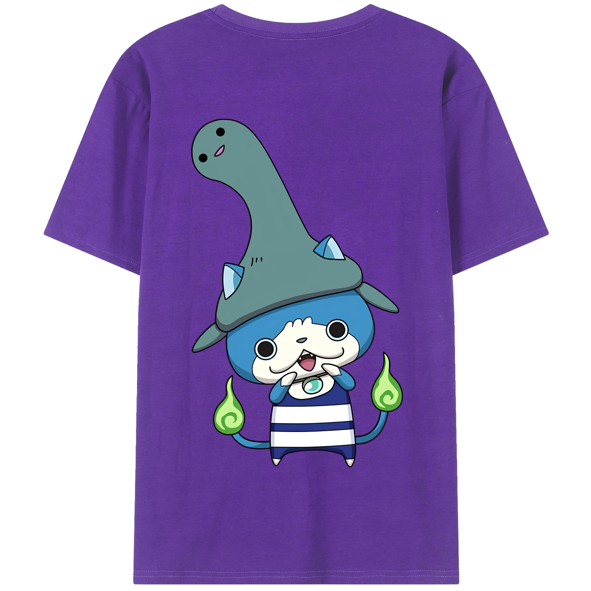 （画像用） 妖怪ウォッチ Yo-kai Watch 綿100％半袖Tシャツ（背面プリント）