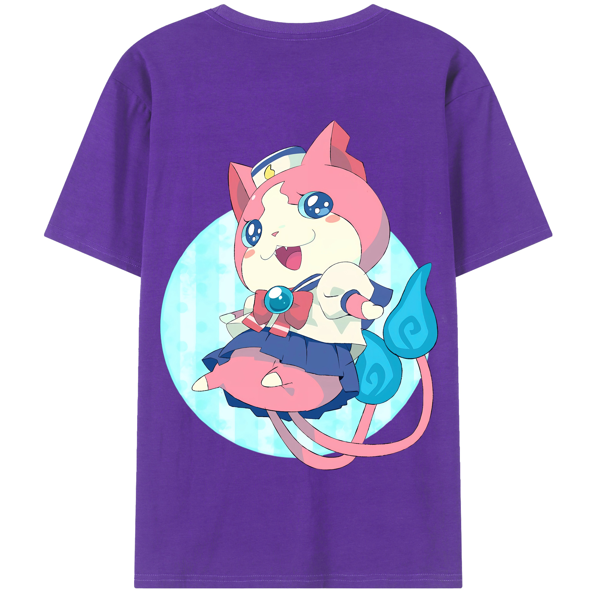 （画像用） 妖怪ウォッチ Yo-kai Watch 綿100％半袖Tシャツ（背面プリント）
