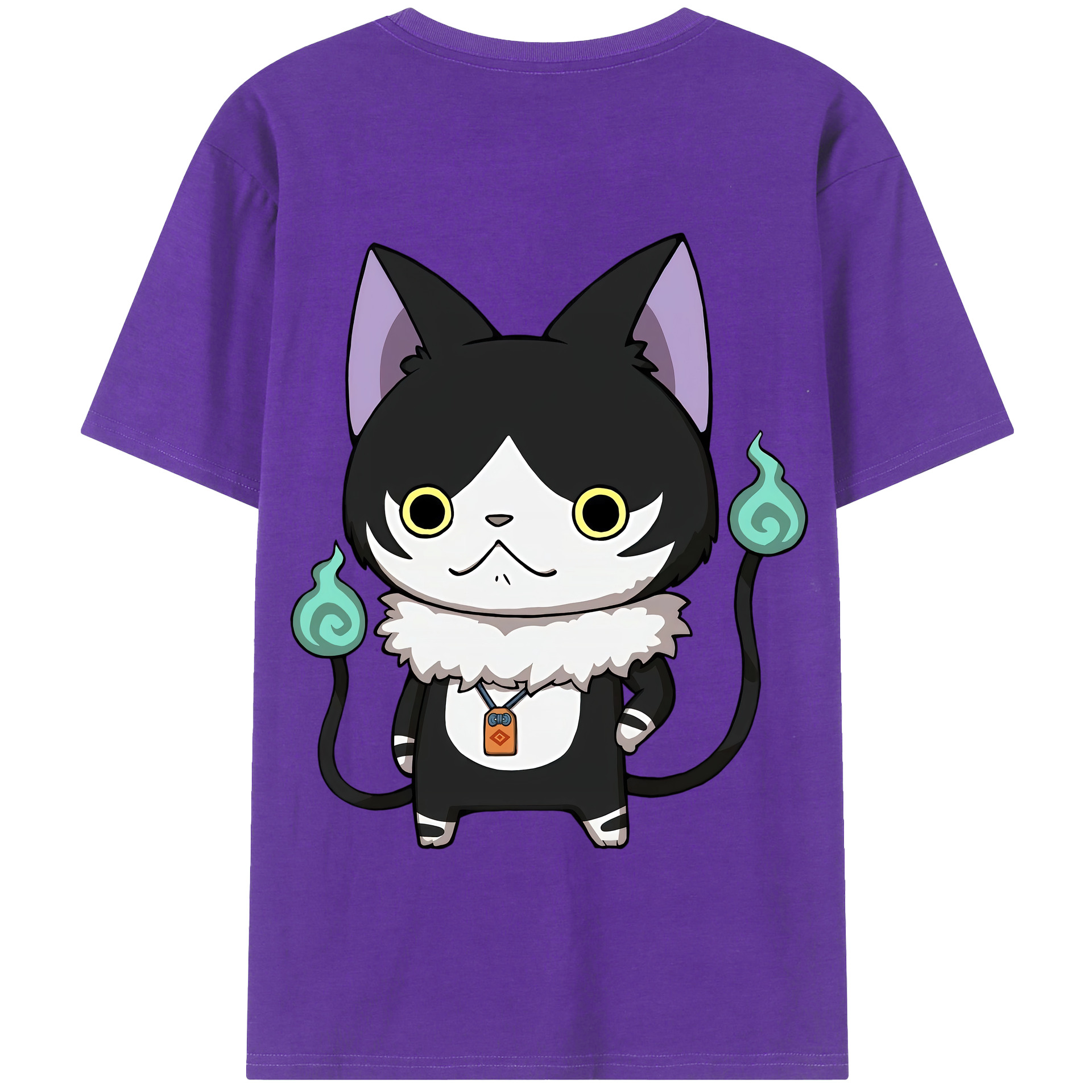 （画像用） 妖怪ウォッチ Yo-kai Watch 綿100％半袖Tシャツ（背面プリント）