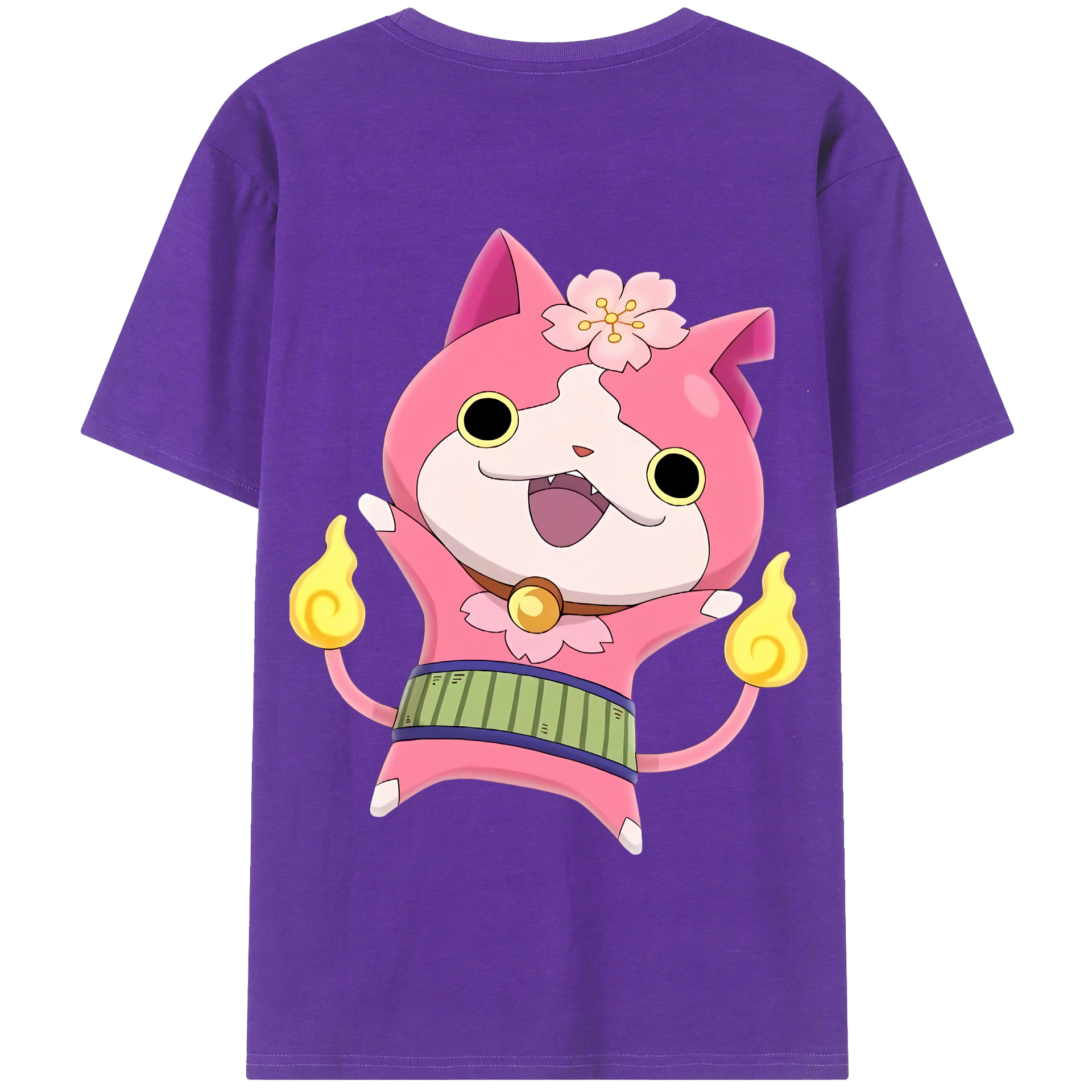 （画像用） 妖怪ウォッチ Yo-kai Watch 綿100％半袖Tシャツ（背面プリント）